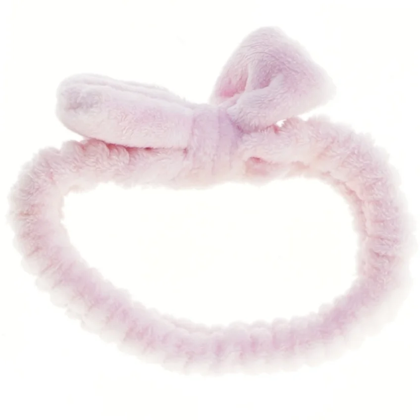 Blød hårbøjle med sløjfe (str. Ø 20 cm)