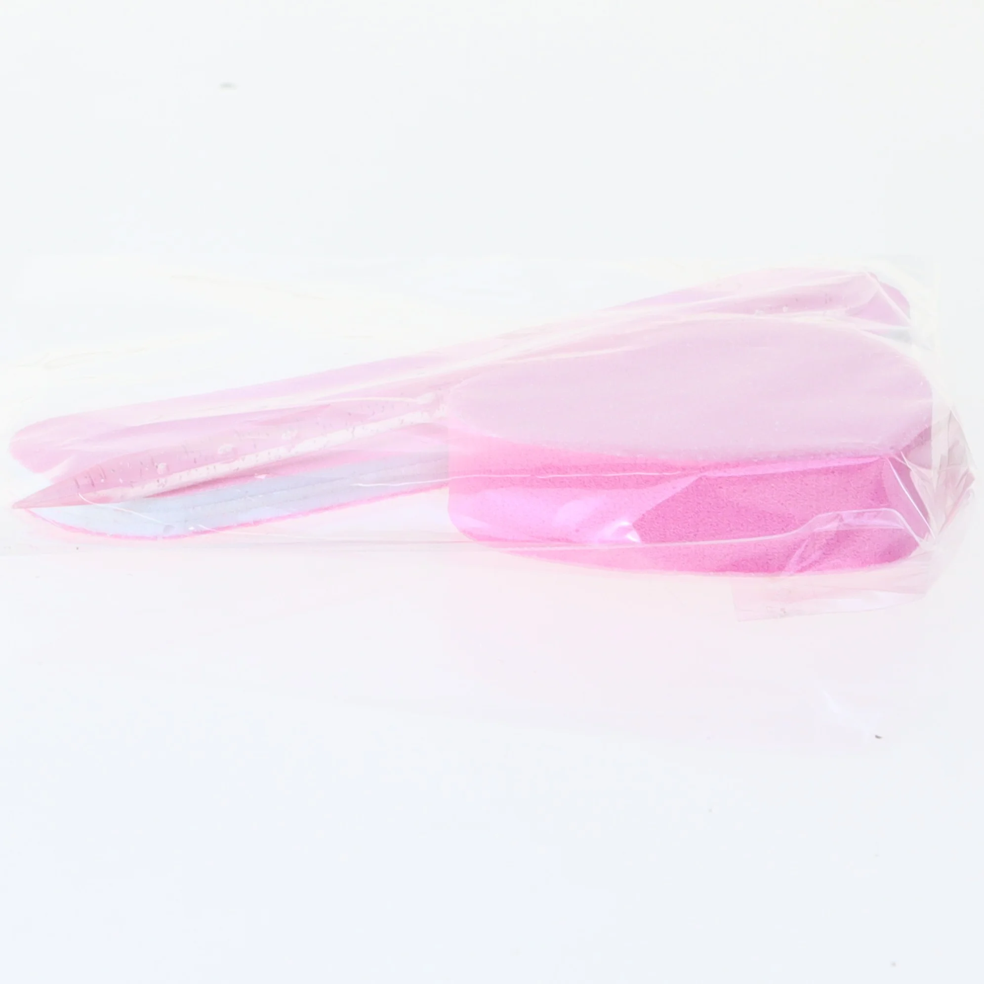 Sæt med hjerteformet skum og neglefil (str. 9 cm)