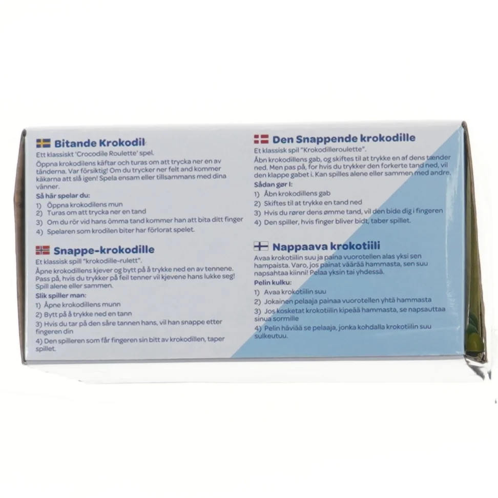 Krokodille snap spil fra Amo Toys (str. 16,5x12,5x9 cm)