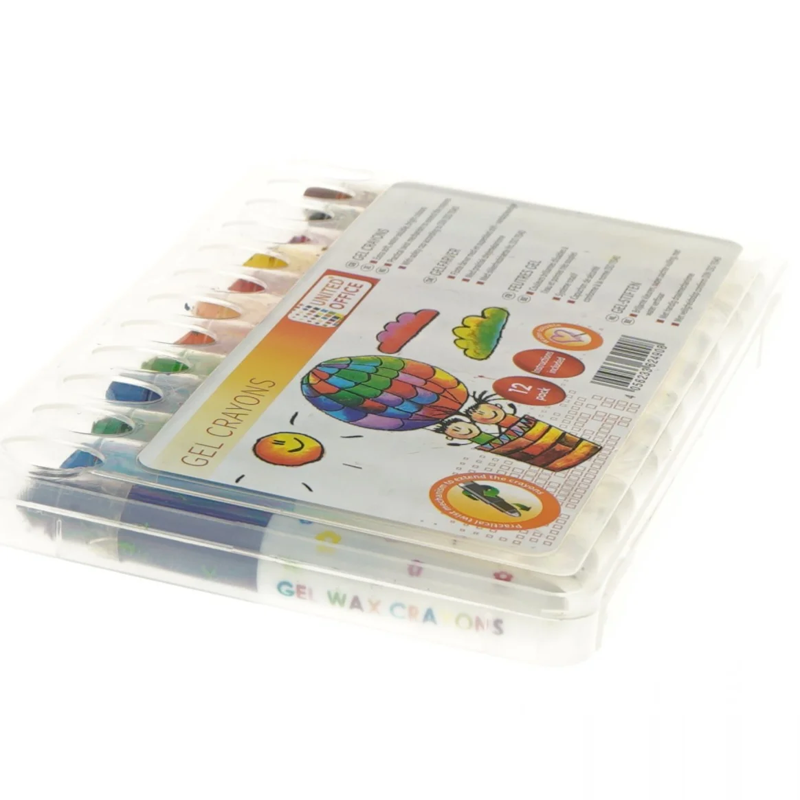 Gel farveblyanter sæt (str. 14 cm)