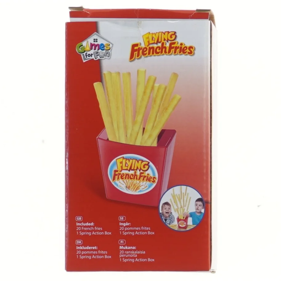 Flying French Fries spil (str. 17x8x4,5 cm)