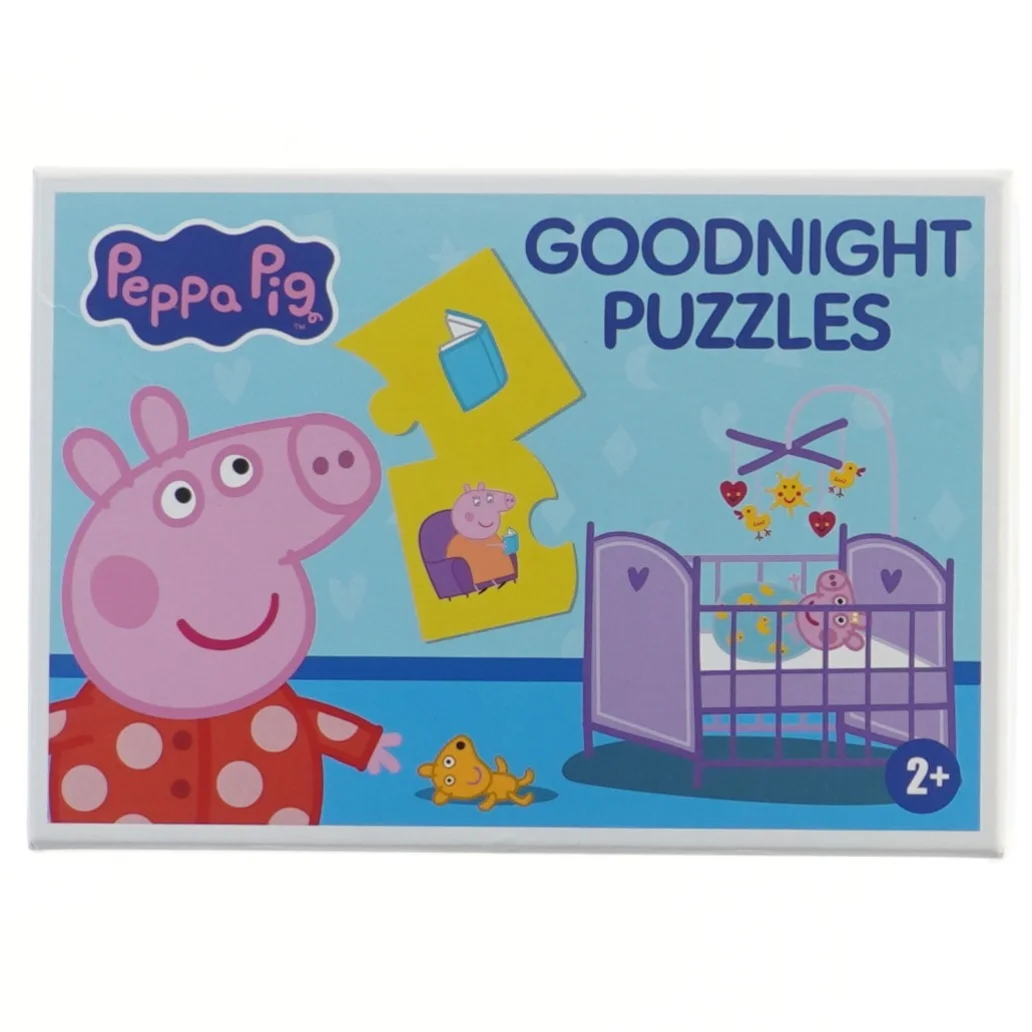Peppa Pig godnathistorie puslespil fra Gurli Gris (str. 20x14 cm)