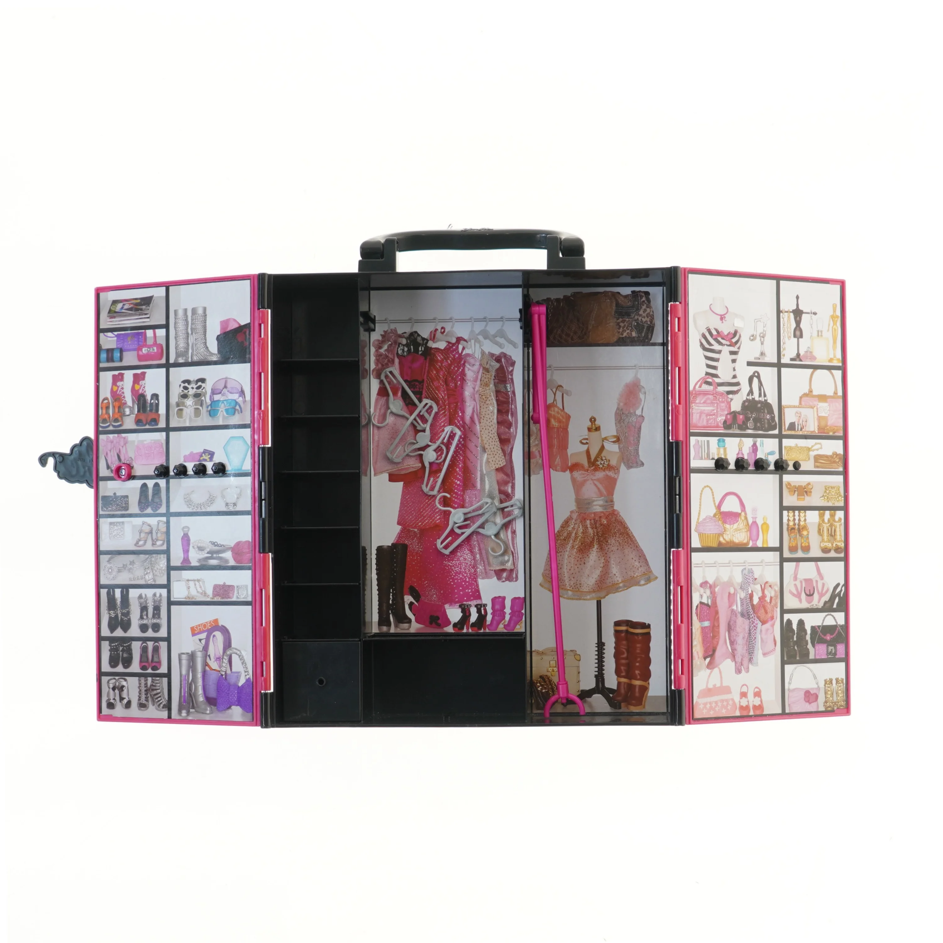 Barbie garderobeskab fra Barbie (str. 27x31x8 cm)