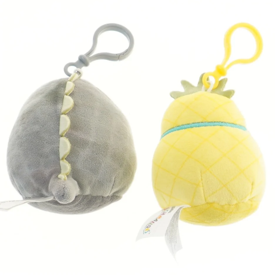 Plys nøgleringe med figurdesign fra Squishmallows (str. 10x9 cm)