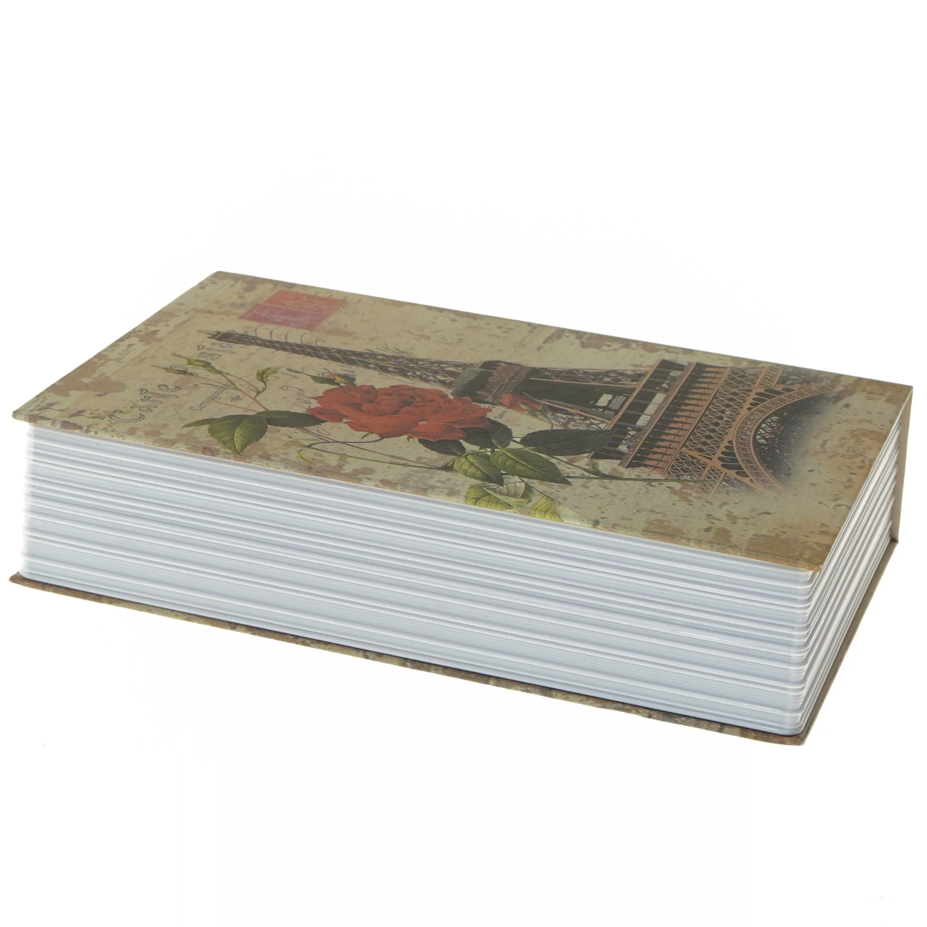 Bogformet pengeskab med kode (str. 24x15,5x5,5 cm)