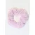 Lyserød pels scrunchie (str. Ø 10 cm)