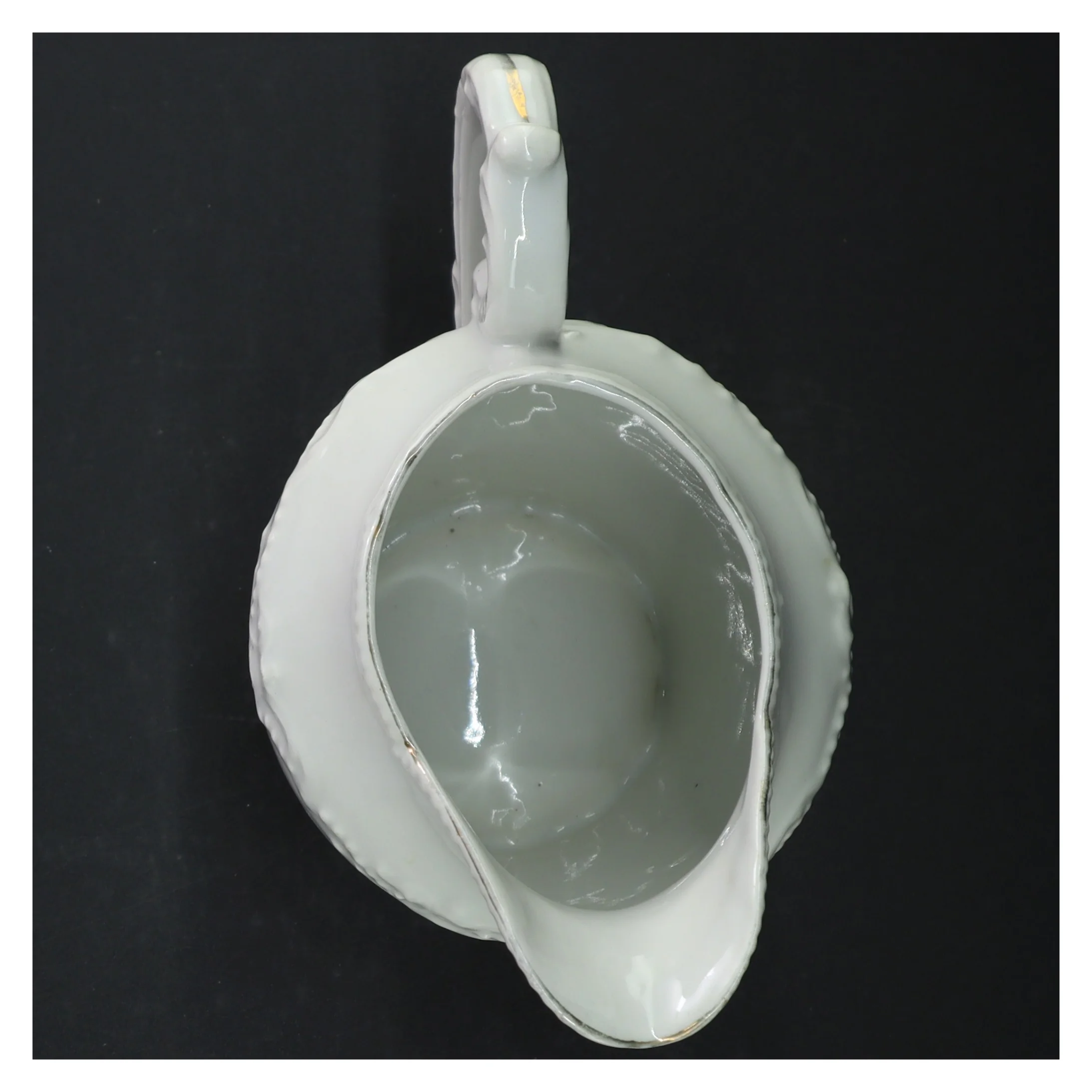 Porcelænskande med blomstermotiv