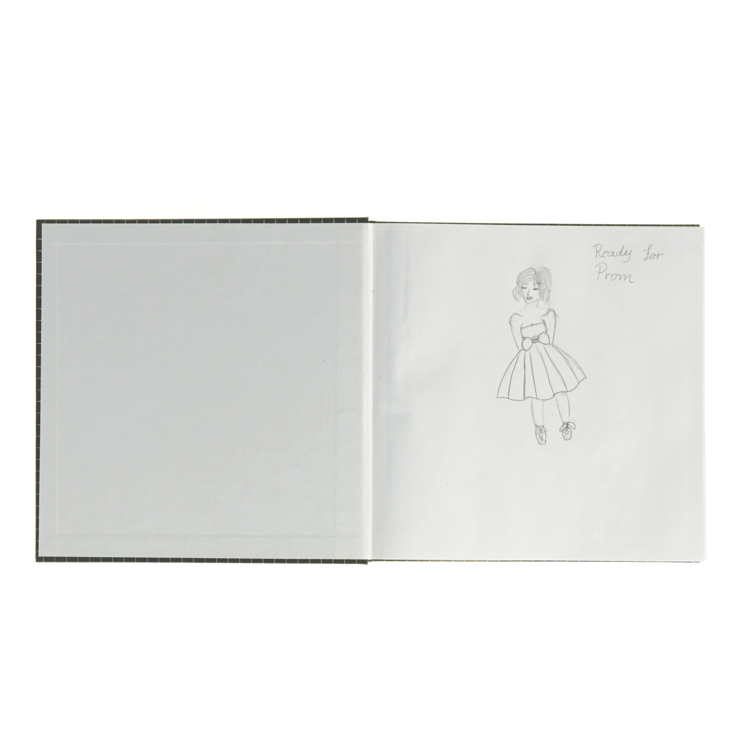 skitsebog med hårdt omslag fra Søstrene Grene (str. 20 x 20 cm)