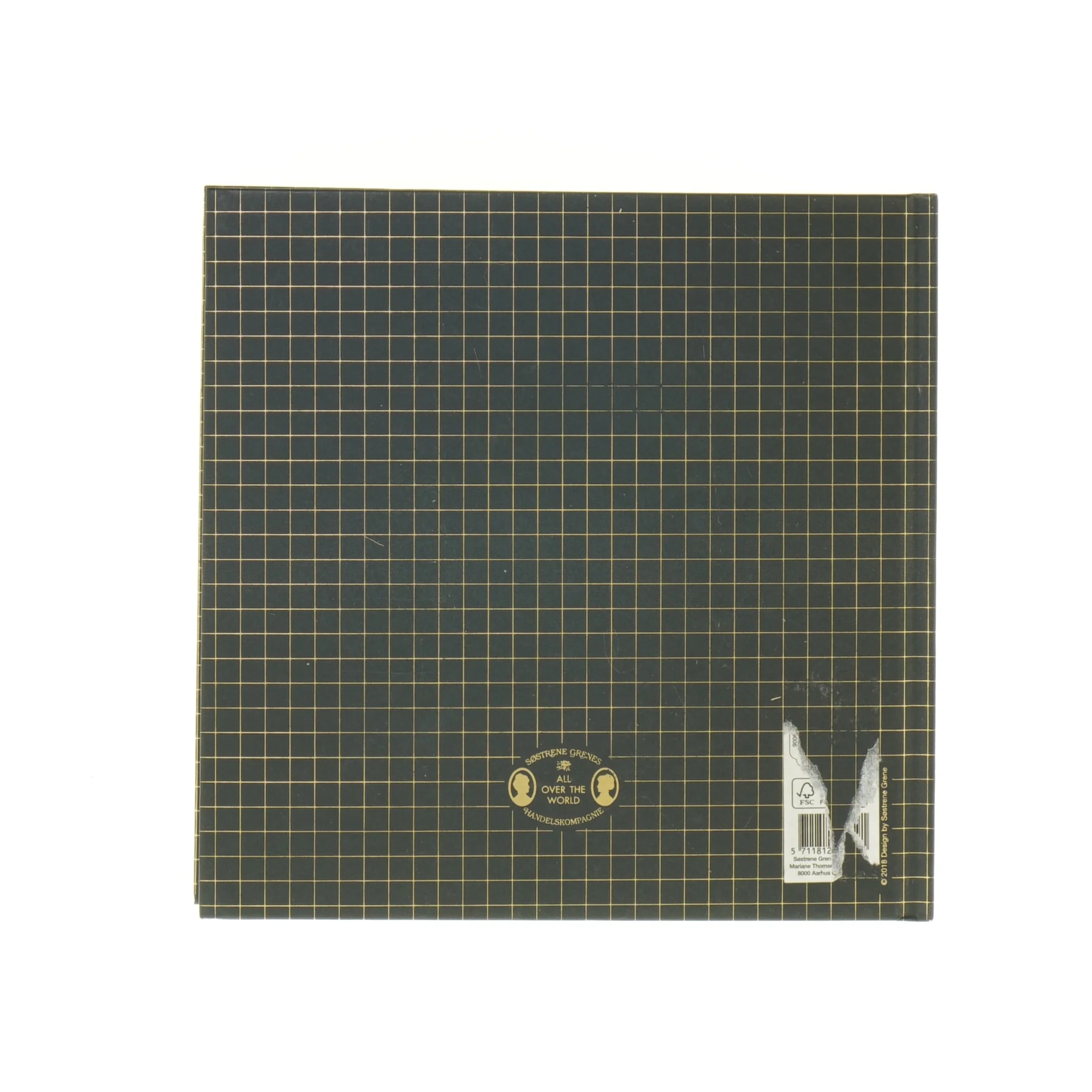skitsebog med hårdt omslag fra Søstrene Grene (str. 20 x 20 cm)