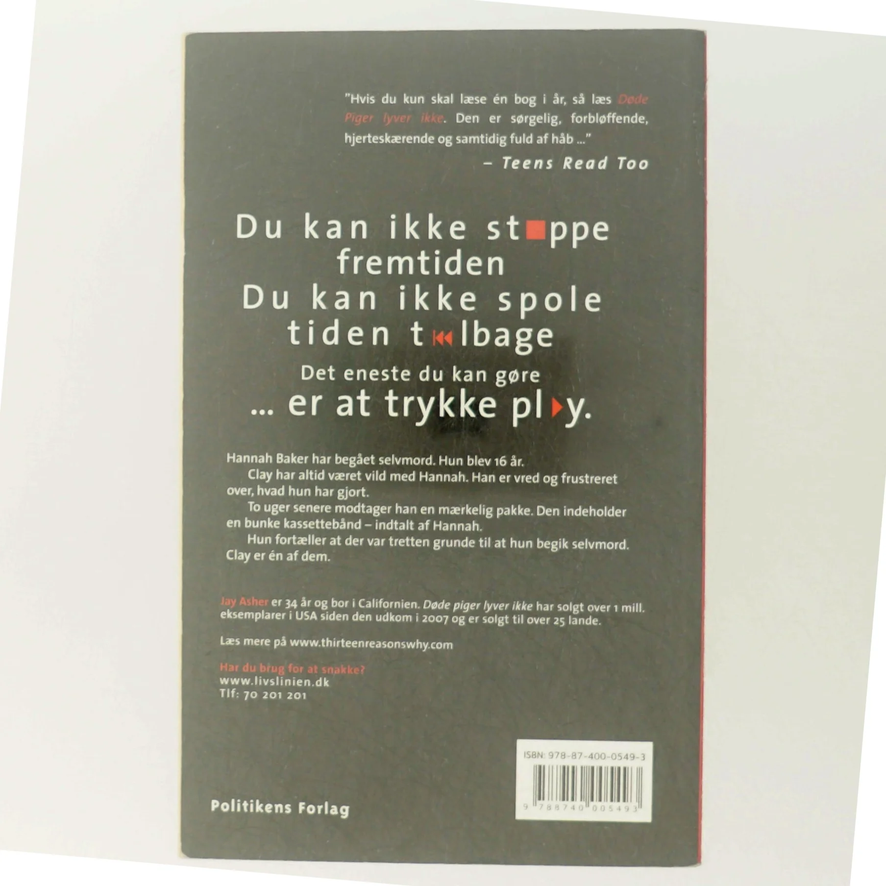 Døde piger lyver ikke af Jay Asher (Bog)