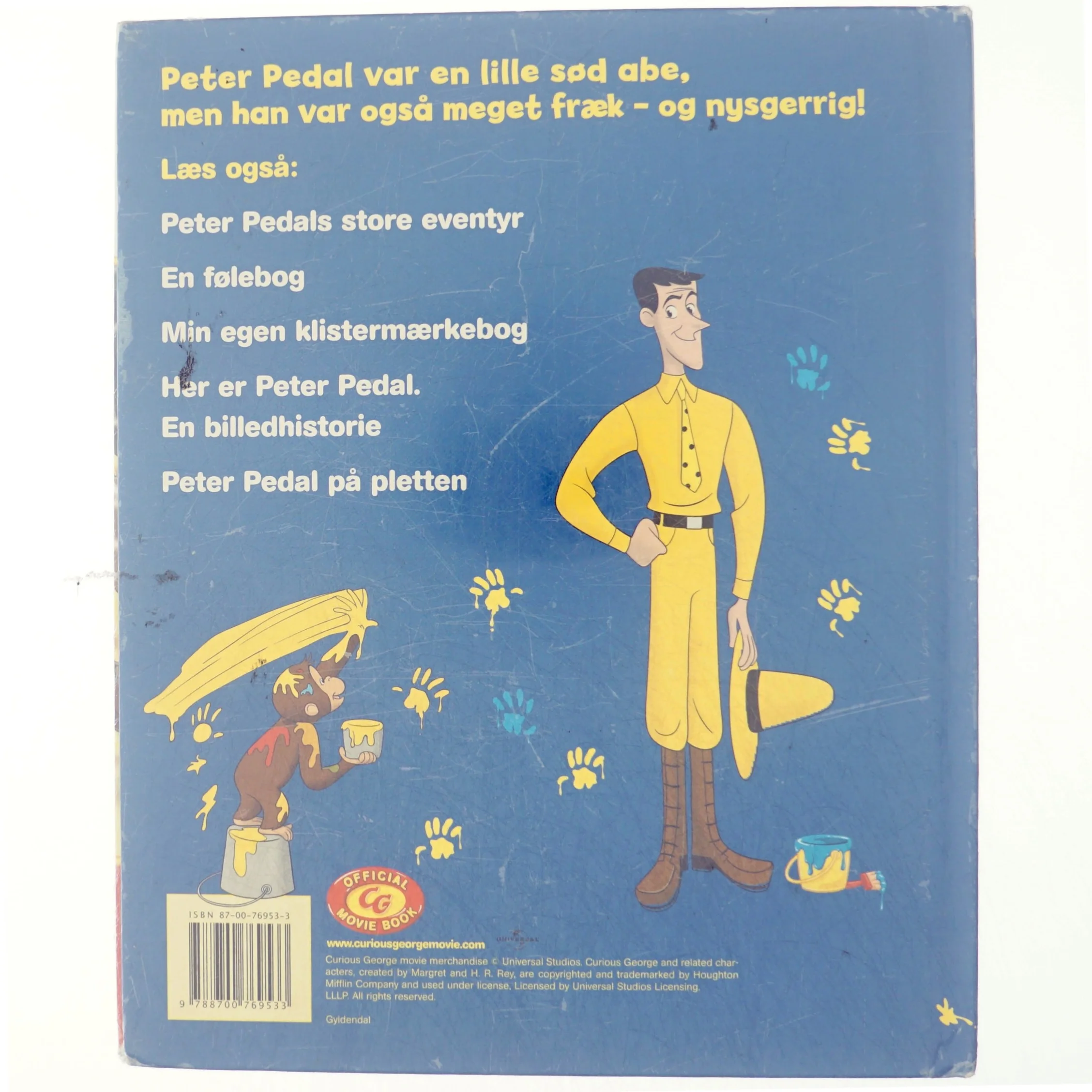 Peter Pedal, Filmens historie (Bog)