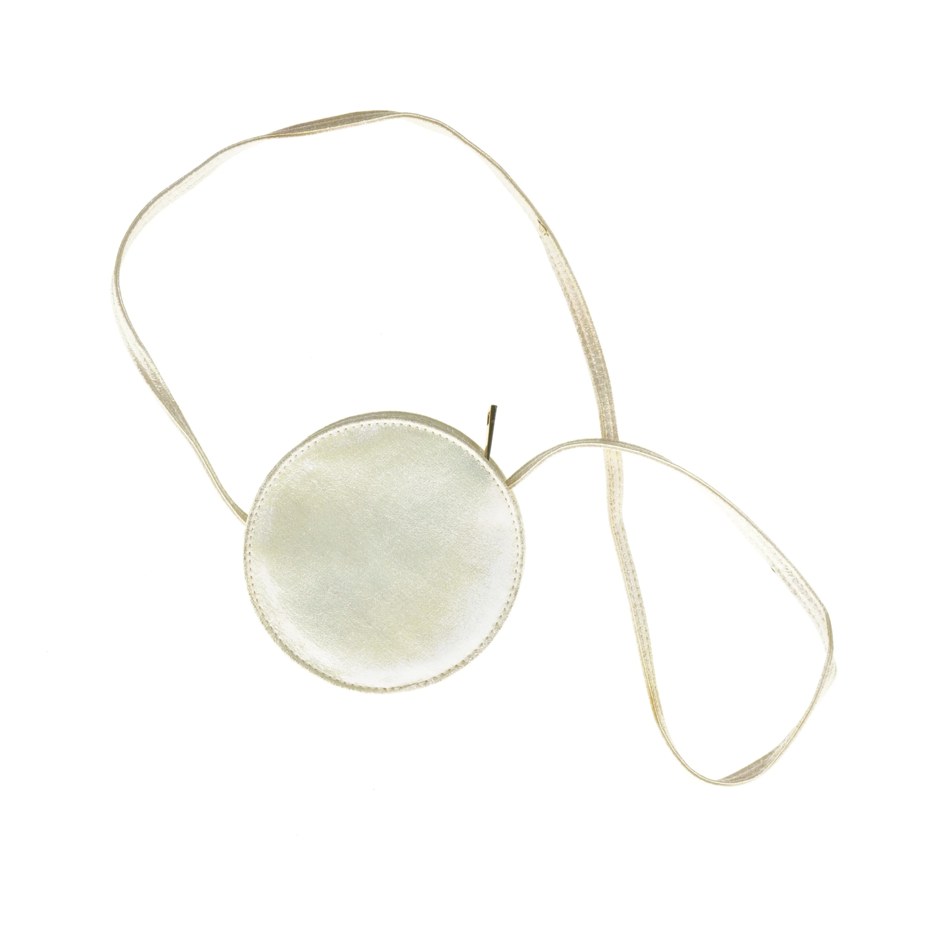 Lille rund skuldertaske (str. 13 x 2 cm)