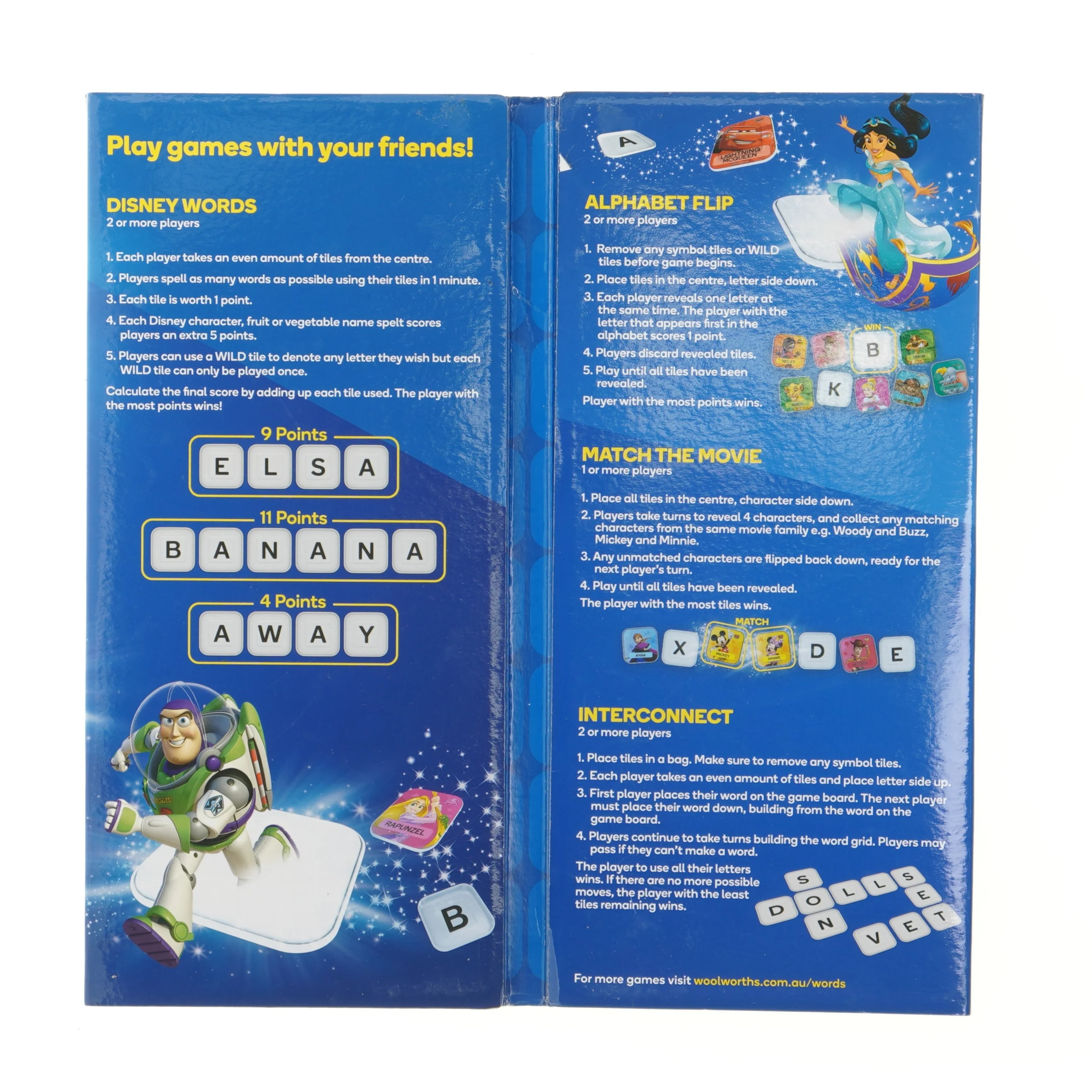 Disney samlealbum fra Disney (str. Foldet ud 62 x 32 cm)