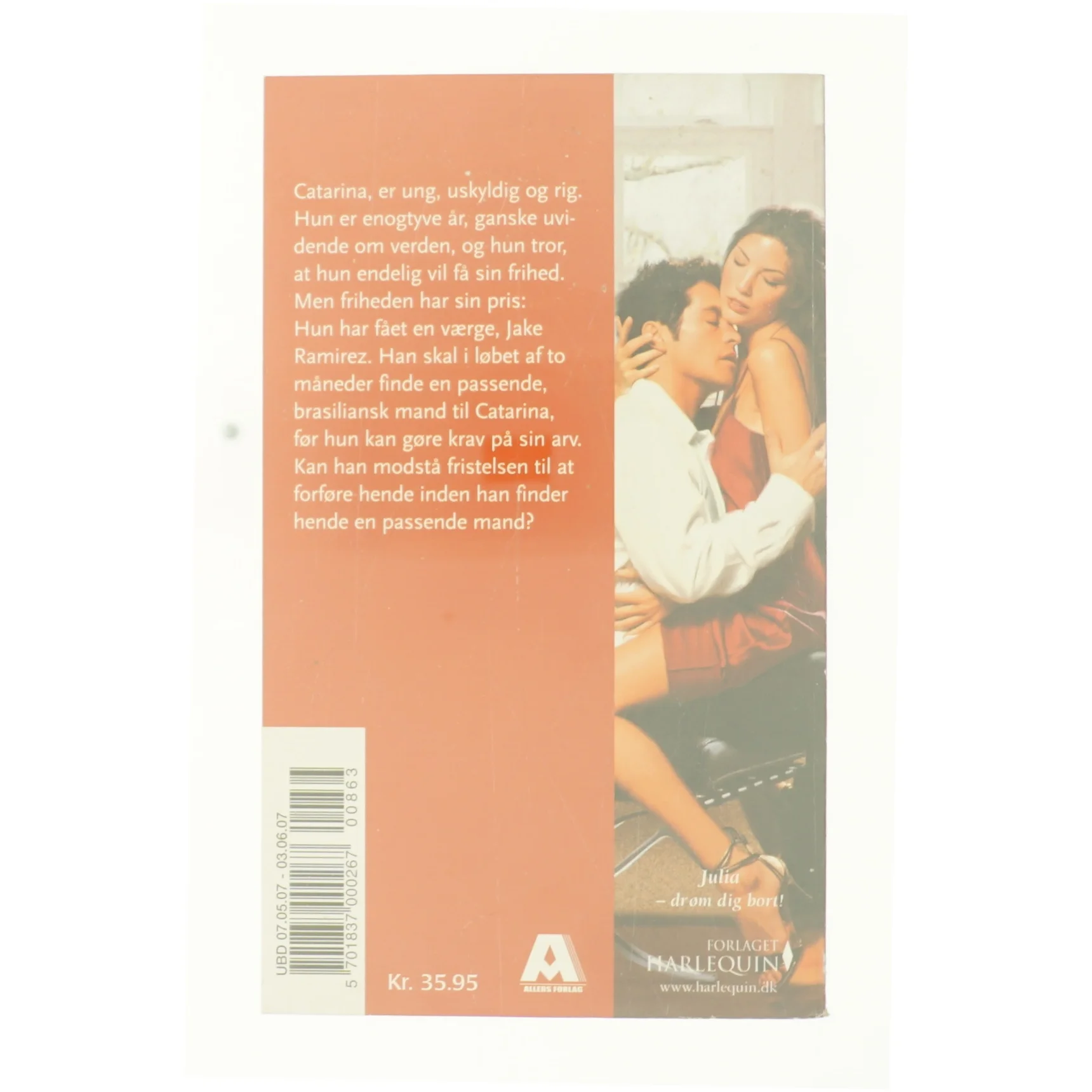 Den ulydige jomfru af Sandra Marton (Bog)