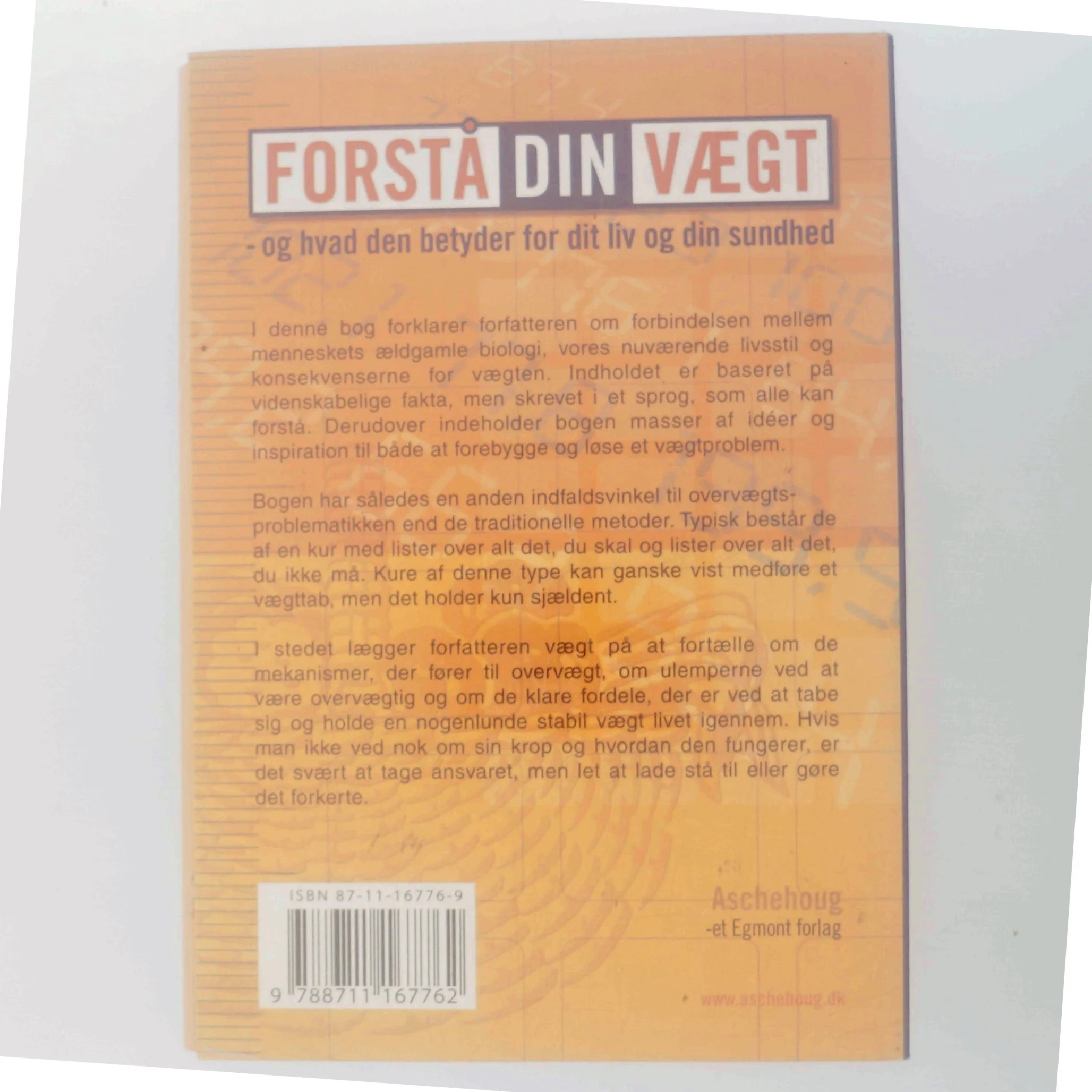 Forstå din vægt af Gitte Klausen (Bog)