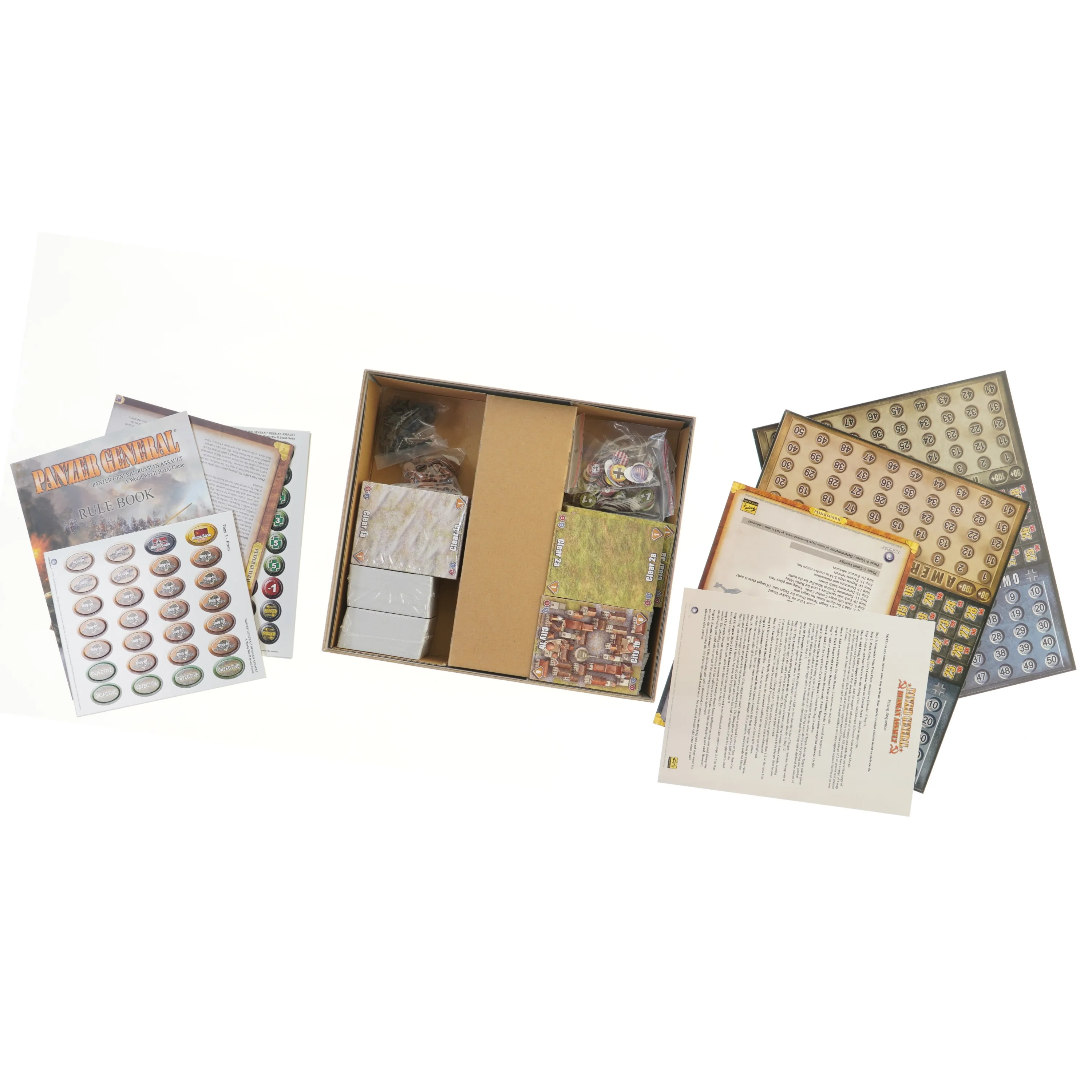 Panzer General Allied Assault brætspil fra Ubisoft (str. 36x30 cm)