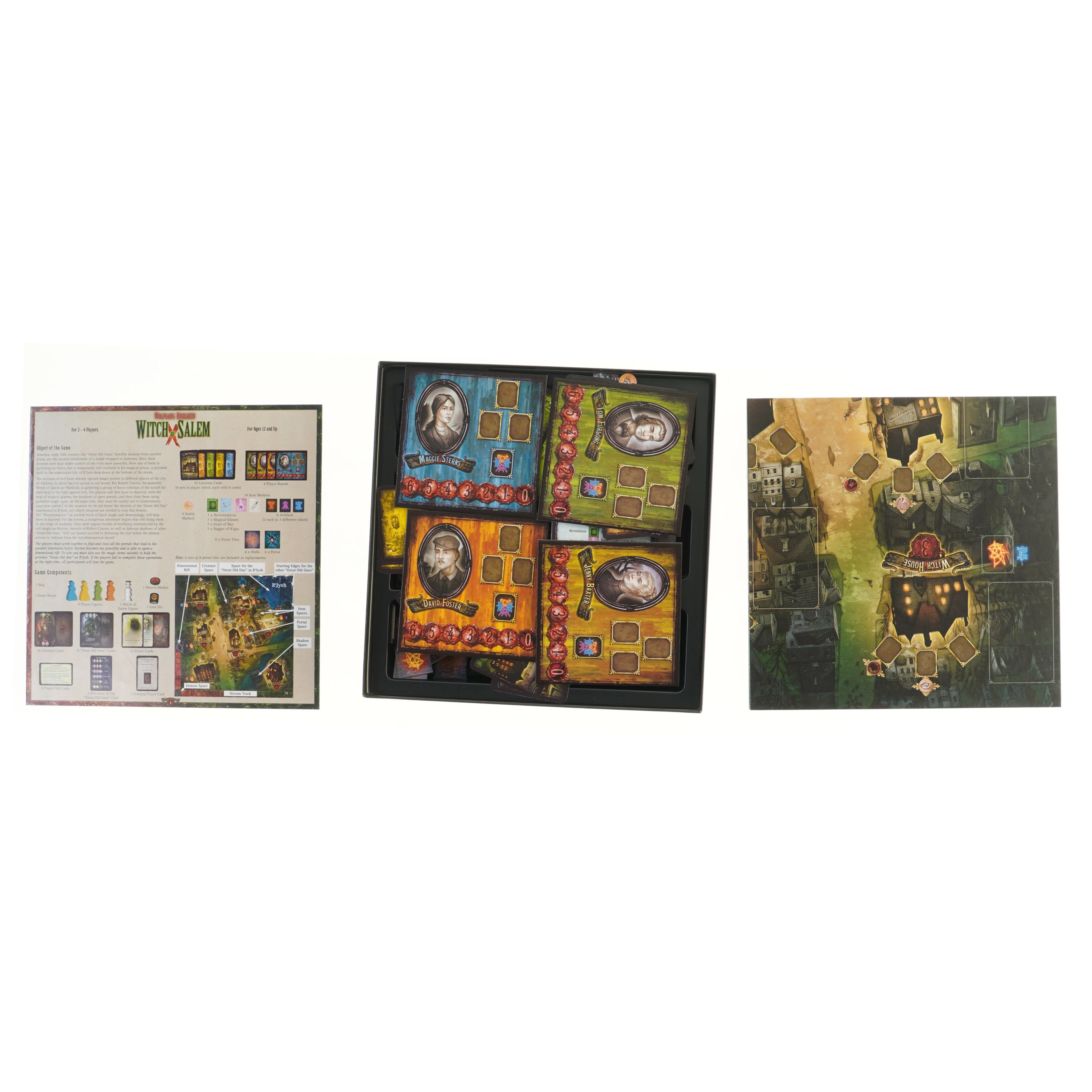 Witch of Salem brætspil fra Kosmos (str. 30x30 cm)