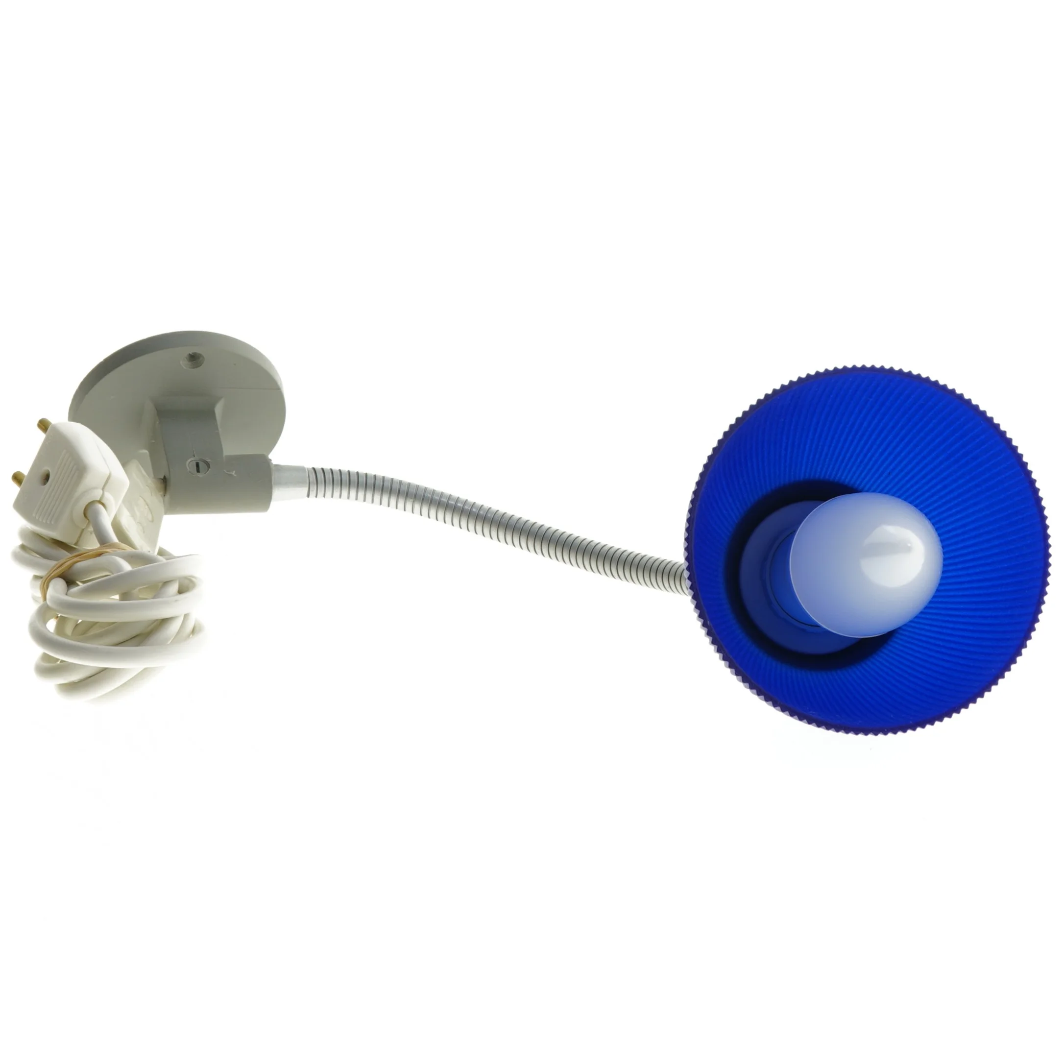 V&aelig;glampe med bl&aring; sk&aelig;rm (str. 43 cm)