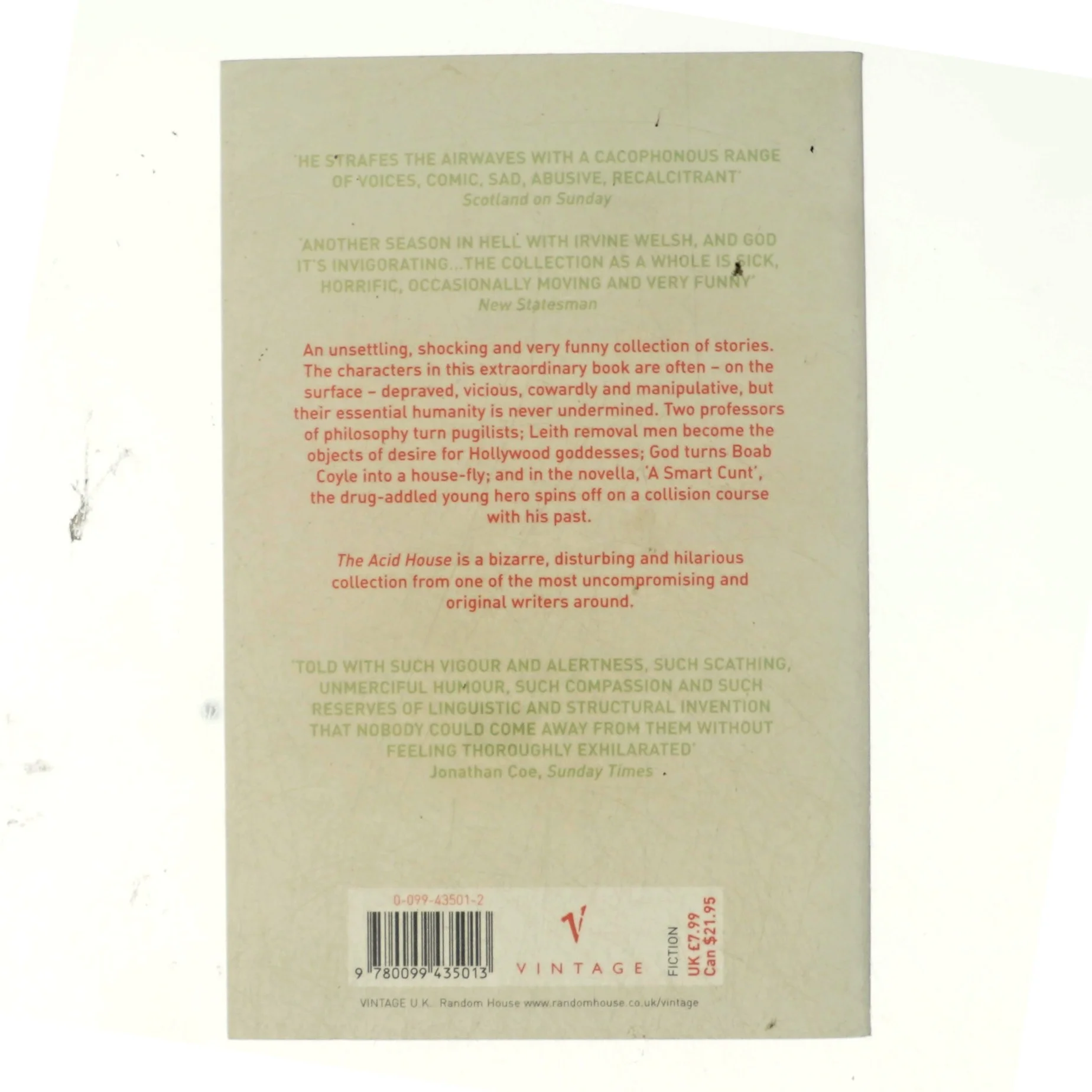 The acid house af Irvine Welsh (Bog)