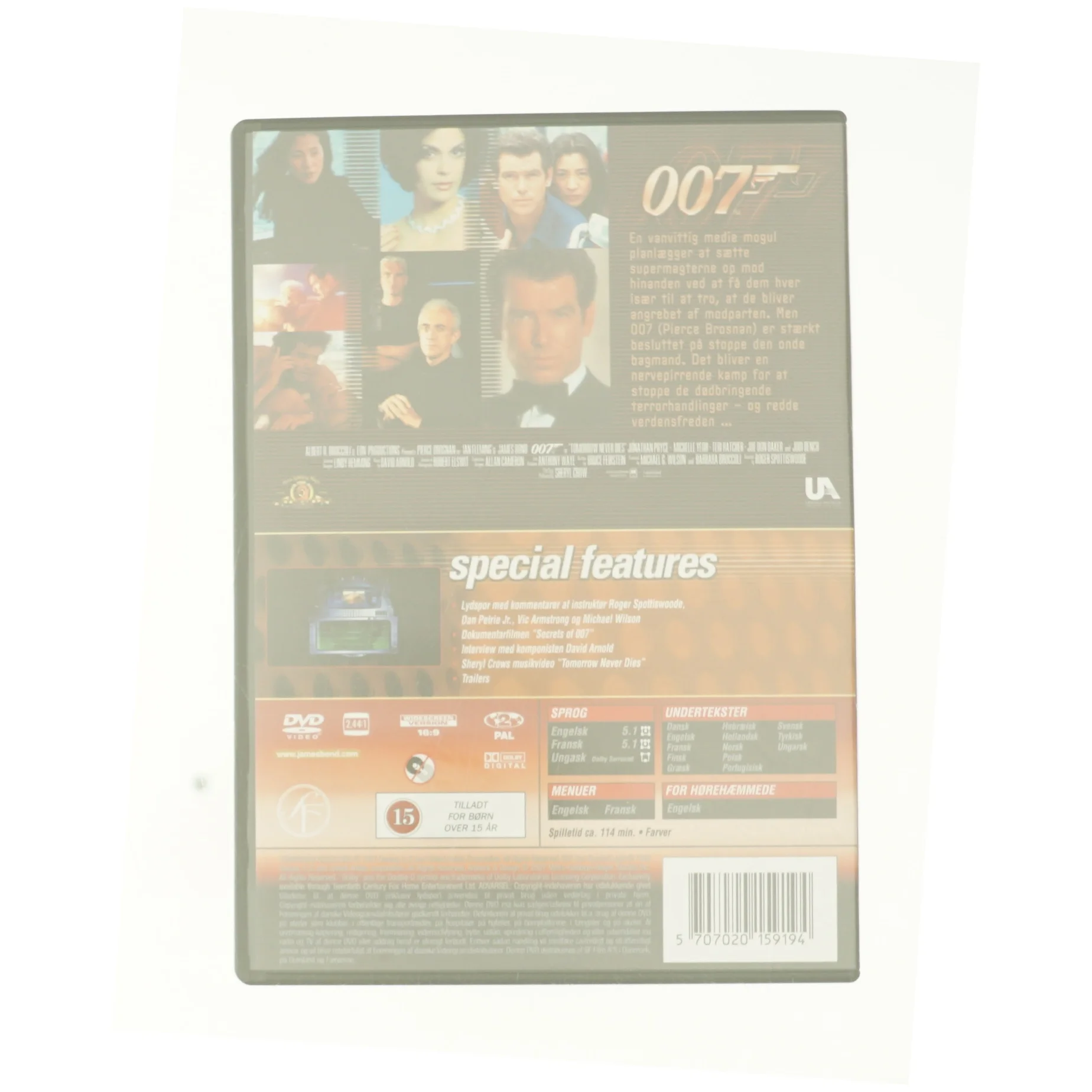 Agent 007 - Tomorrow Never Dies fra DVD