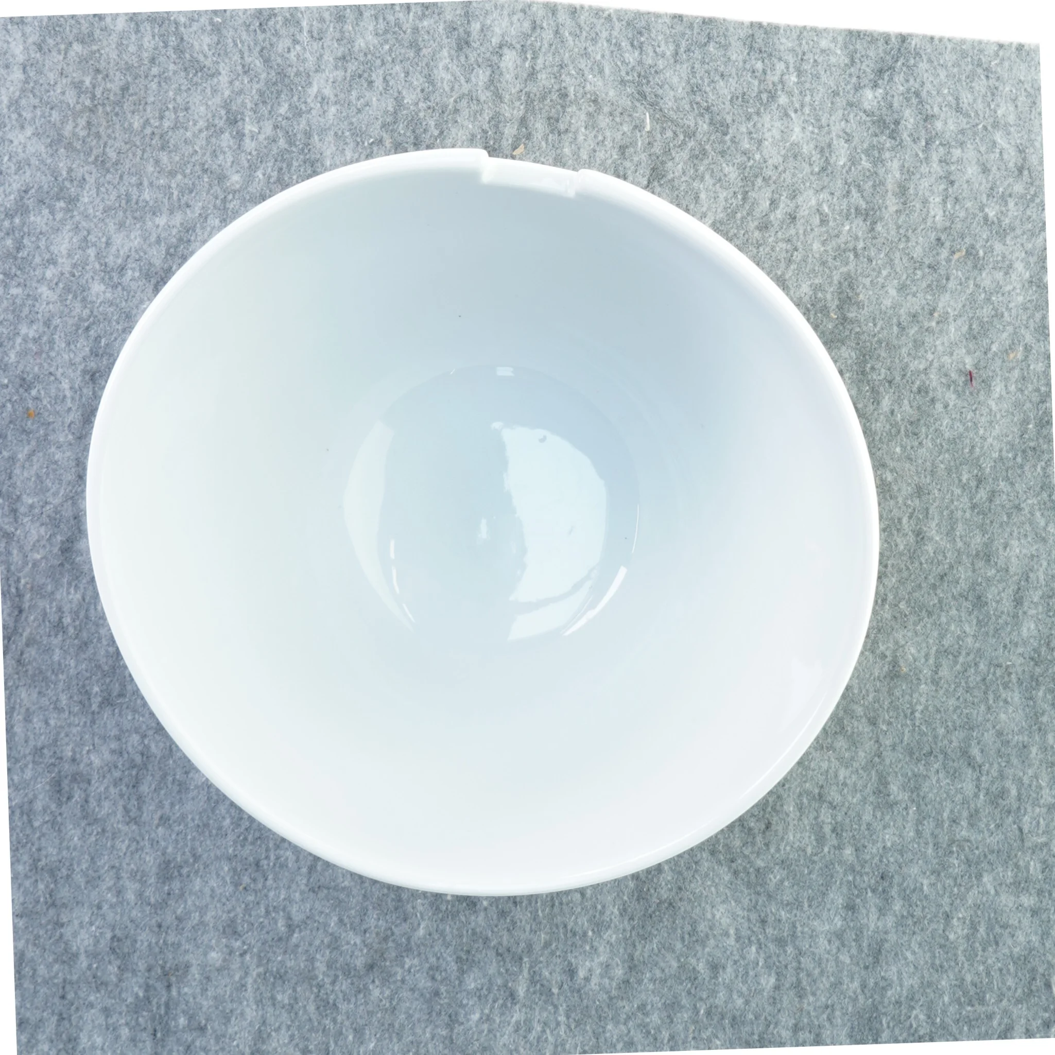 Stor hvid salatskål (str. 25 cm)