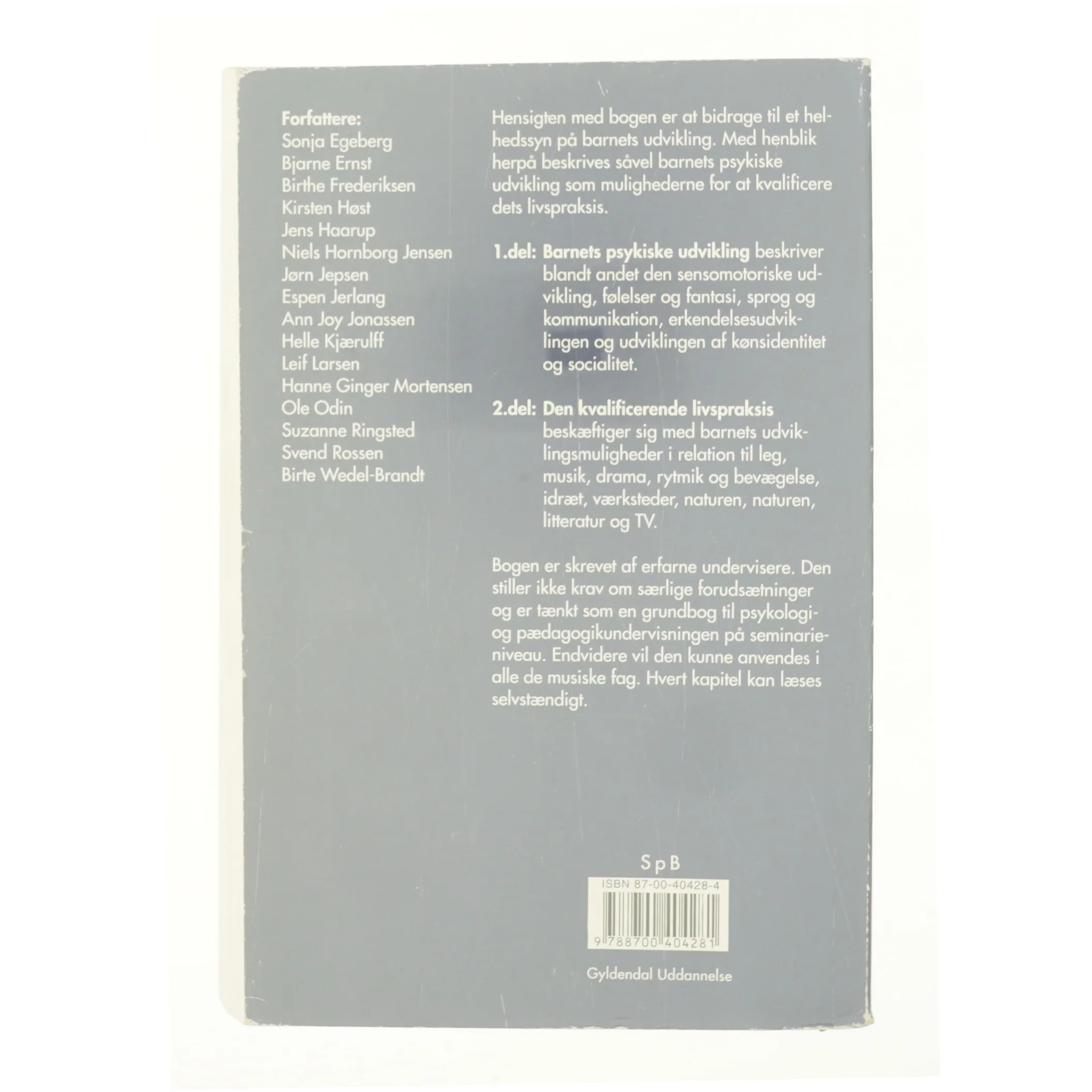 Barnets udvikling - en helhed af Espen Jerlang (Bog)