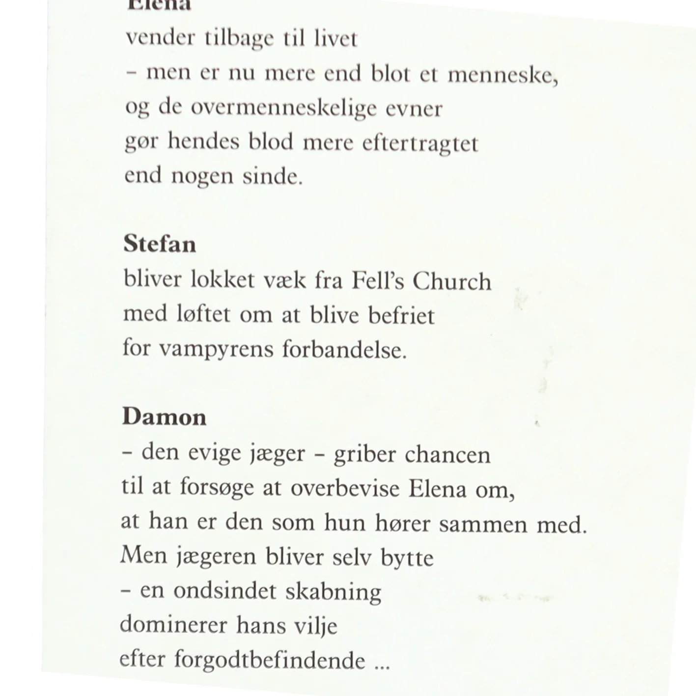 The vampire diaries. #5, Mørkets frembrud af L. J. Smith (Bog)