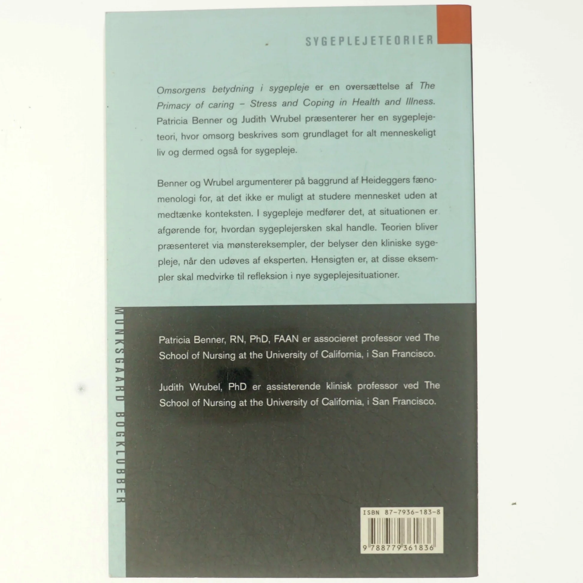 Omsorgens betydning i sygepleje : stress og mestring ved sundhed og sygdom (Bog)