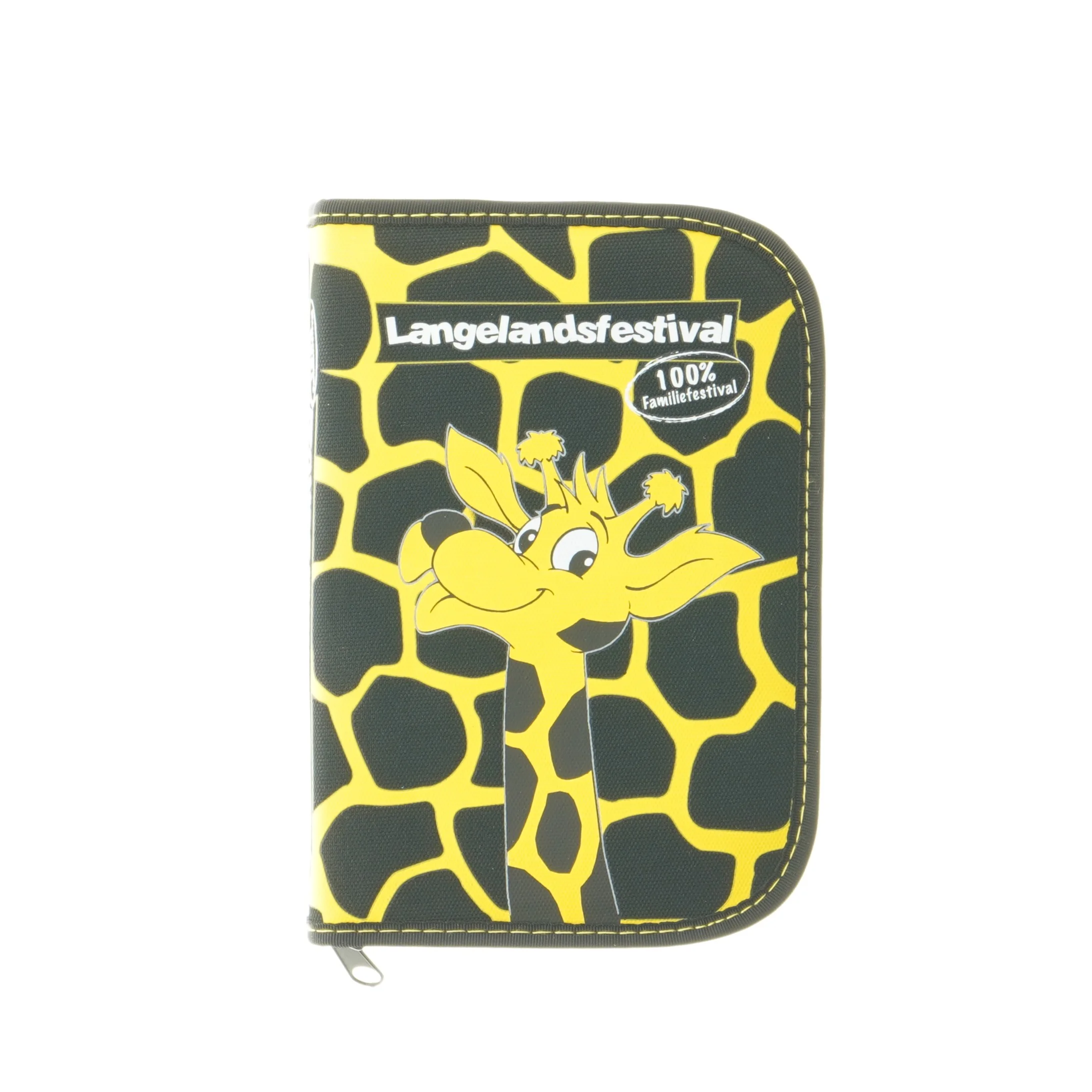 Langelandsfestival pung med giraffmotiv fra Langelandsfestival (str. 19x13x2,5 cm)