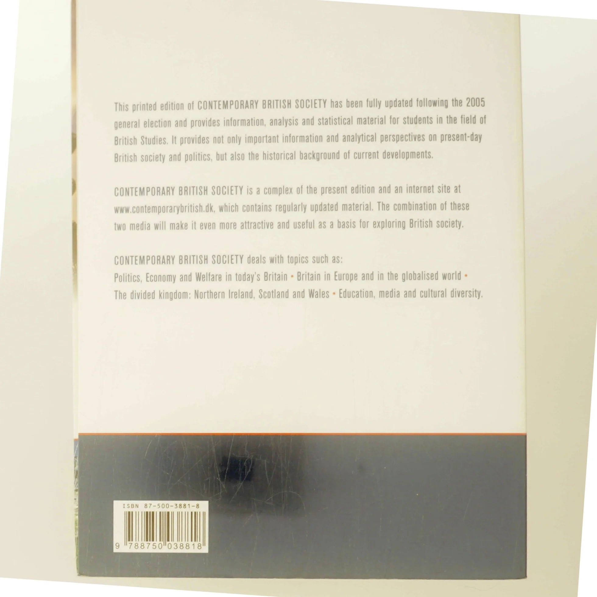 Contemporary British society (Bog)