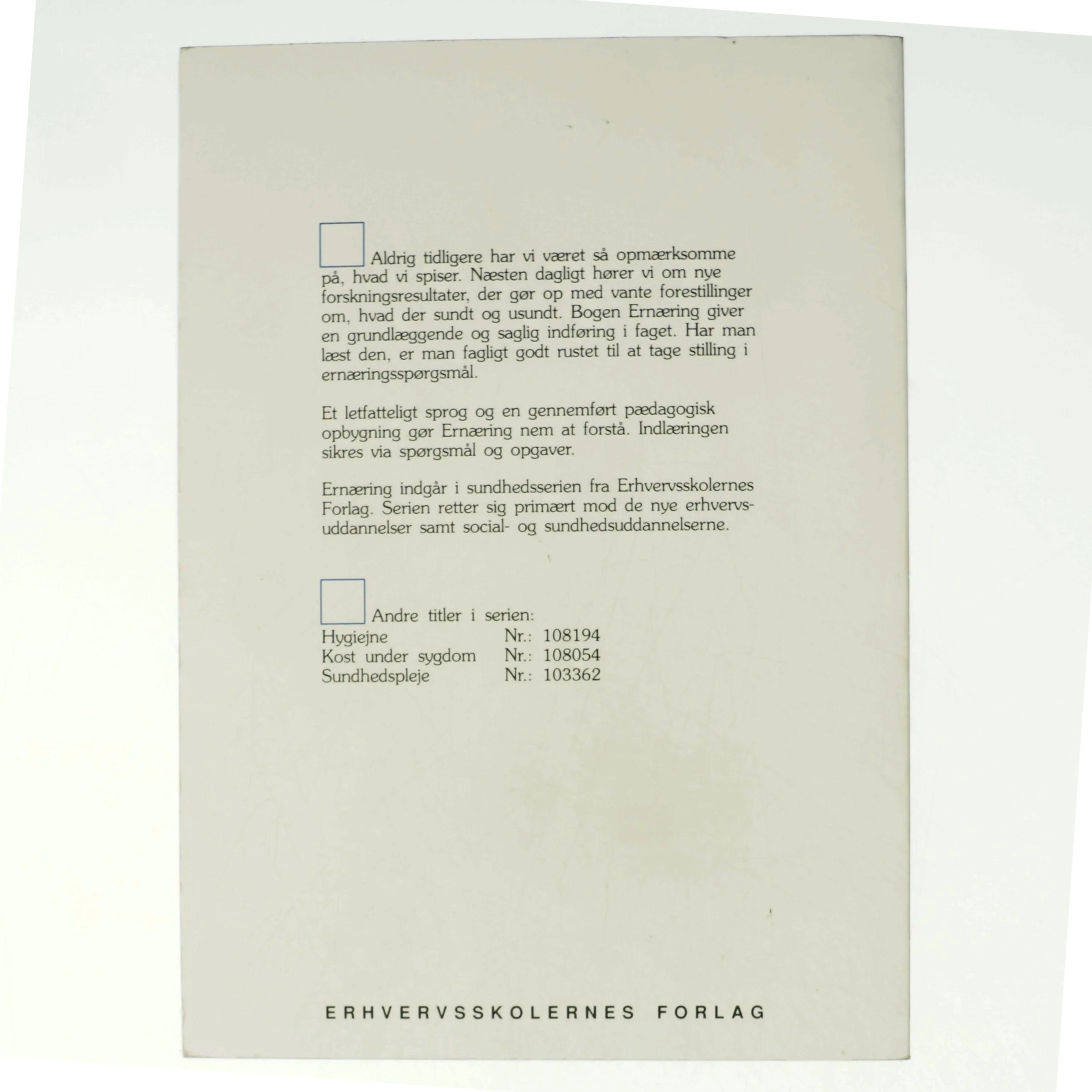 Ernæring af Ellen Jeppesen og Bodil Dørge