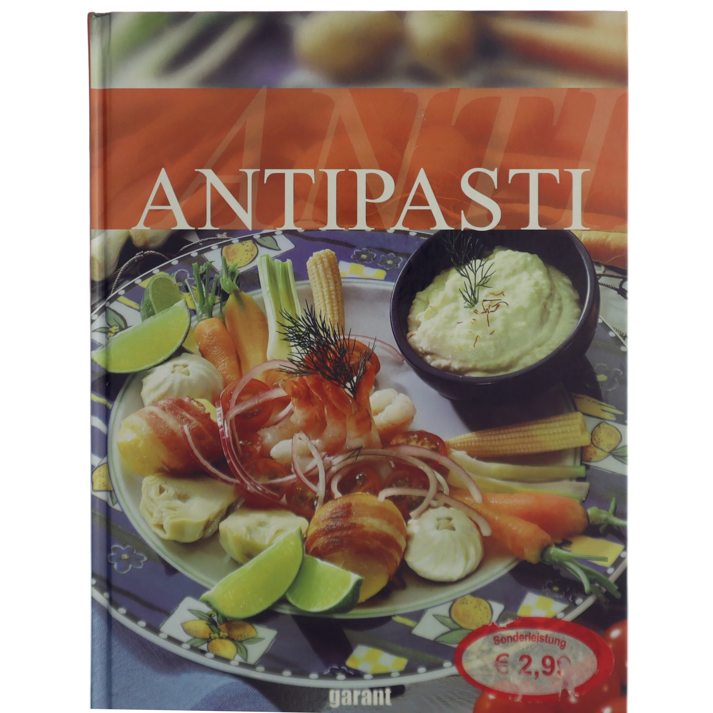 Antipasti kogebog fra Garant