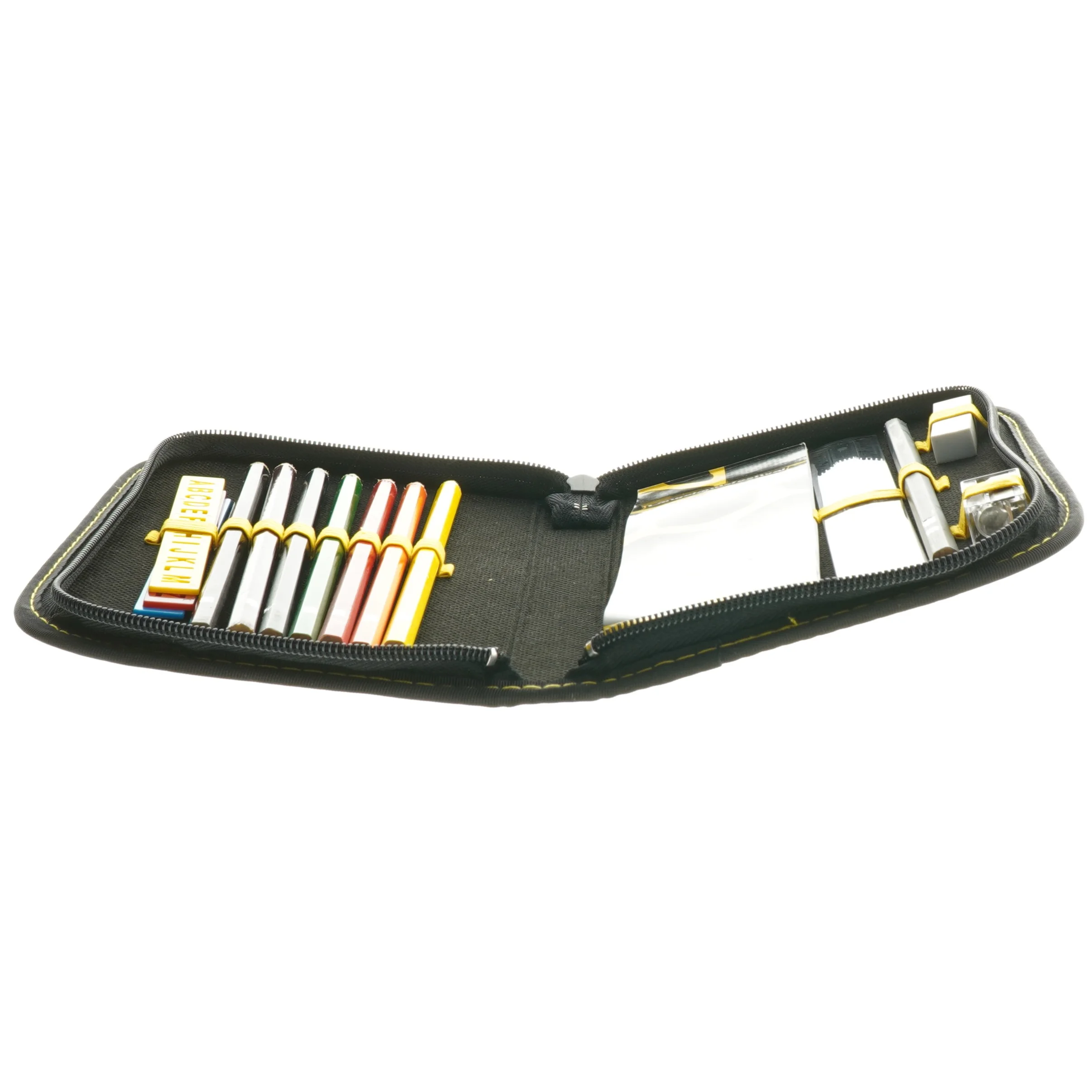 Penalhus med farveblyanter fra Langelandsfestival (str. 19,5x13 cm)