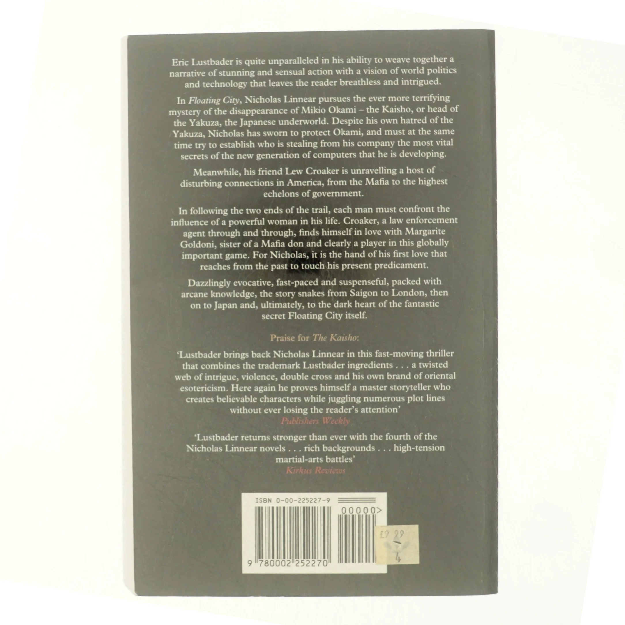 Floating City af Eric Lustbader (bog)