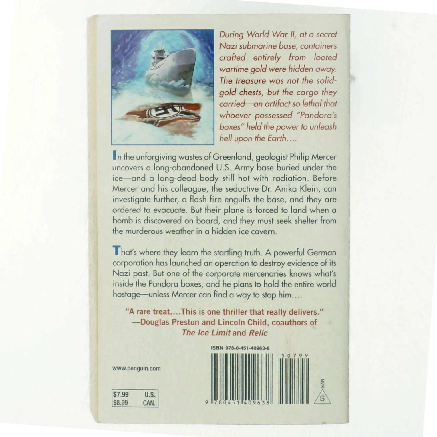 Pandora's Curse af Jack Du Brul (Bog)