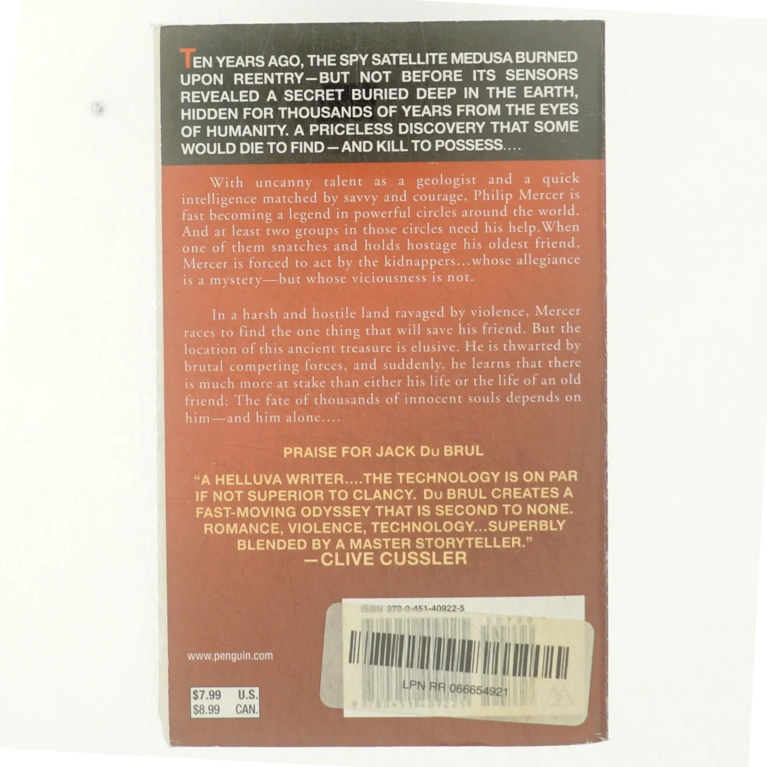 The Medusa Stone af Jack Du Brul (Bog)