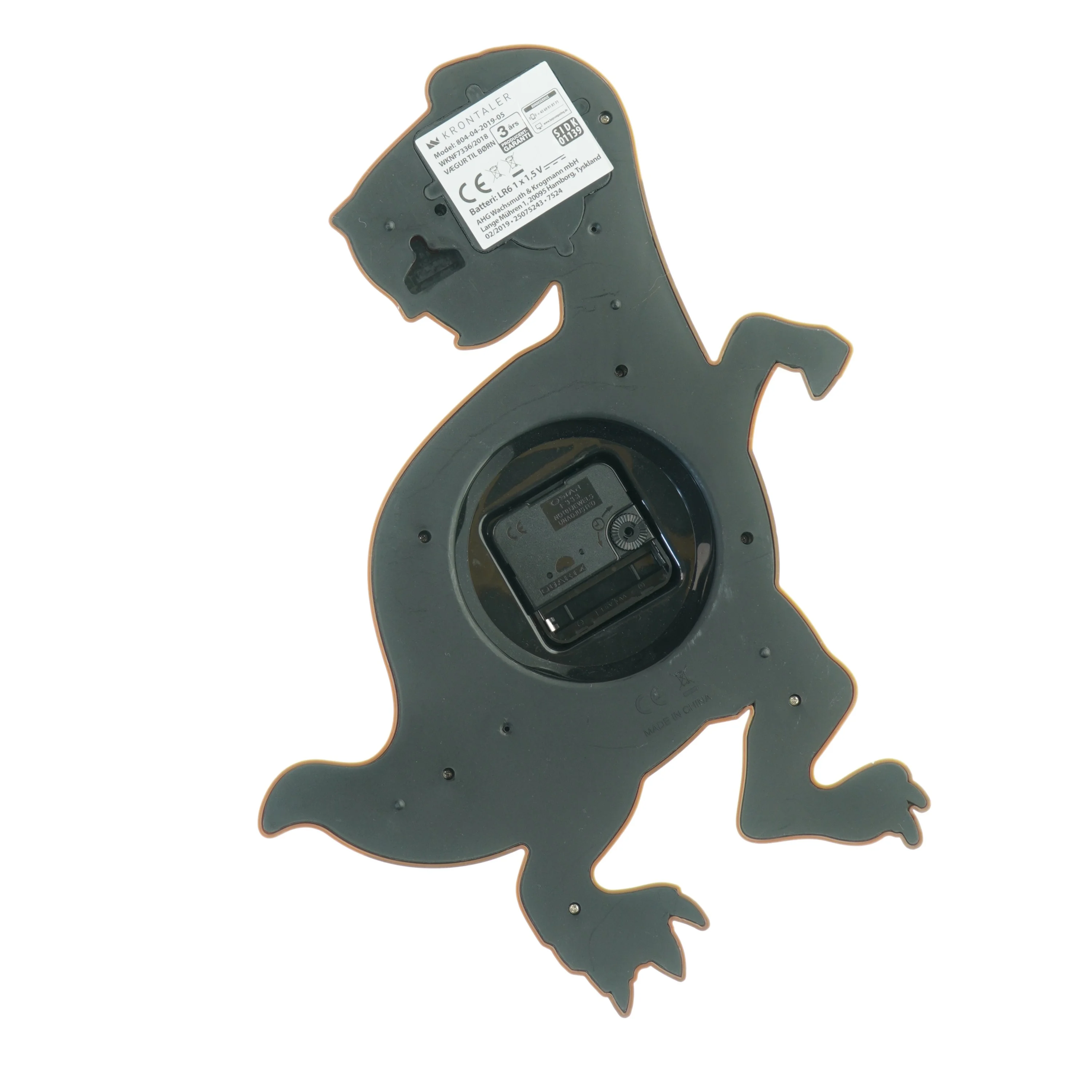 Børnevægur i dinosaurform (str. H. 35 cm)