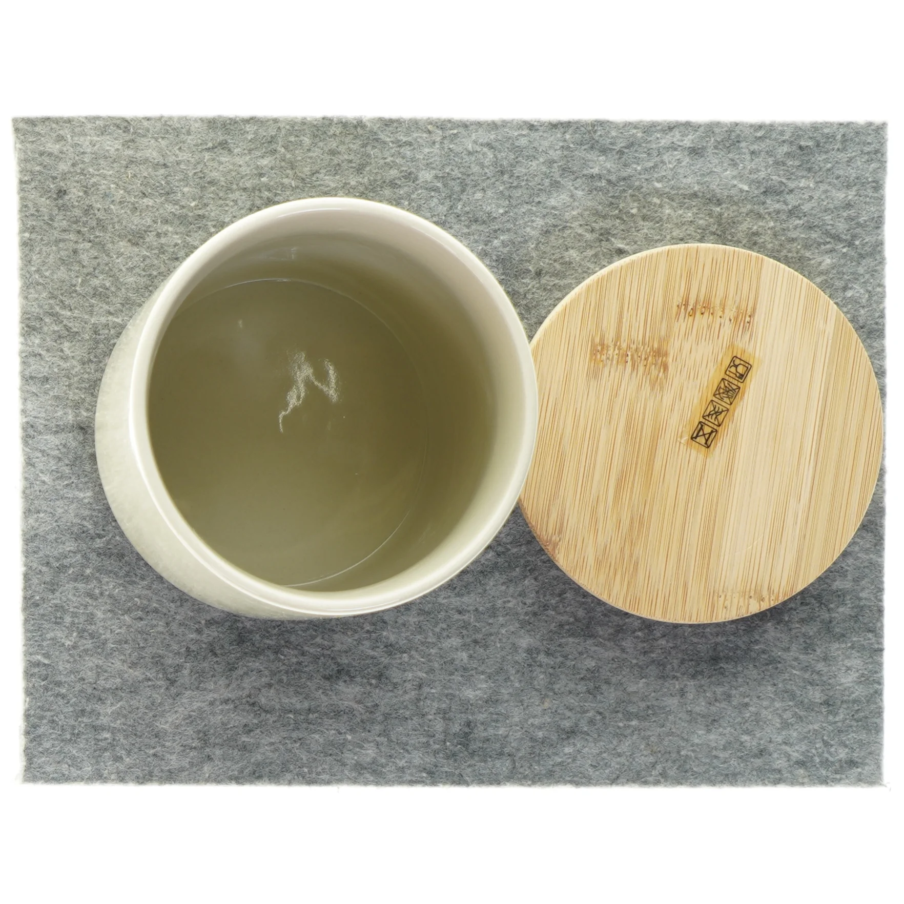 Bloomingville krukke med låg (str. 14 x 11cm)