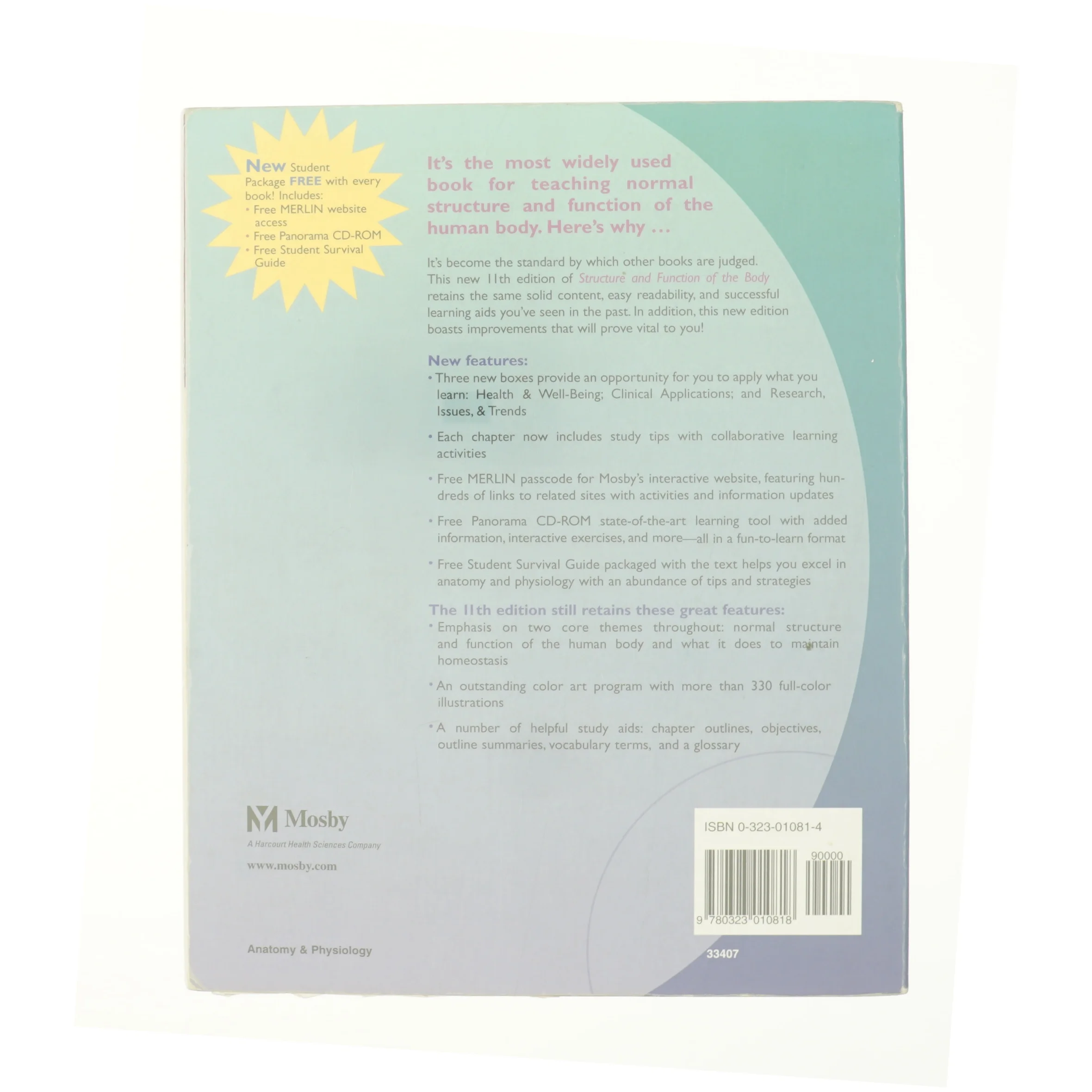 Structure and Function of the Body af Gary A. Thibodeau PhD (Bog)