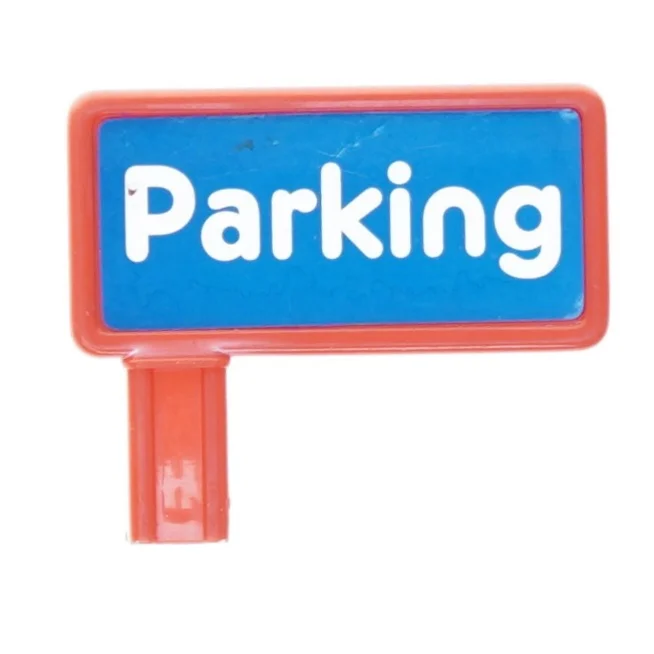 Leget&oslash;j skilt PARKING (str. 10 x 8 cm)