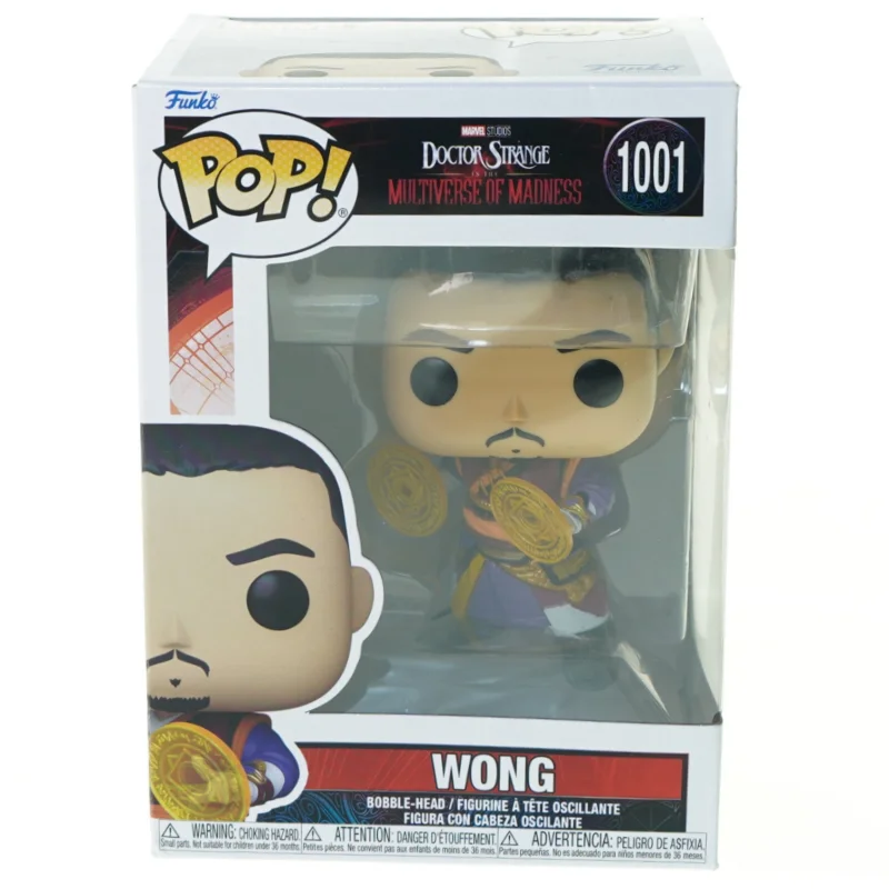 Funko pop figur: Ddoctor Strange Wong fra Marvel (str. 11 x 16 cm)