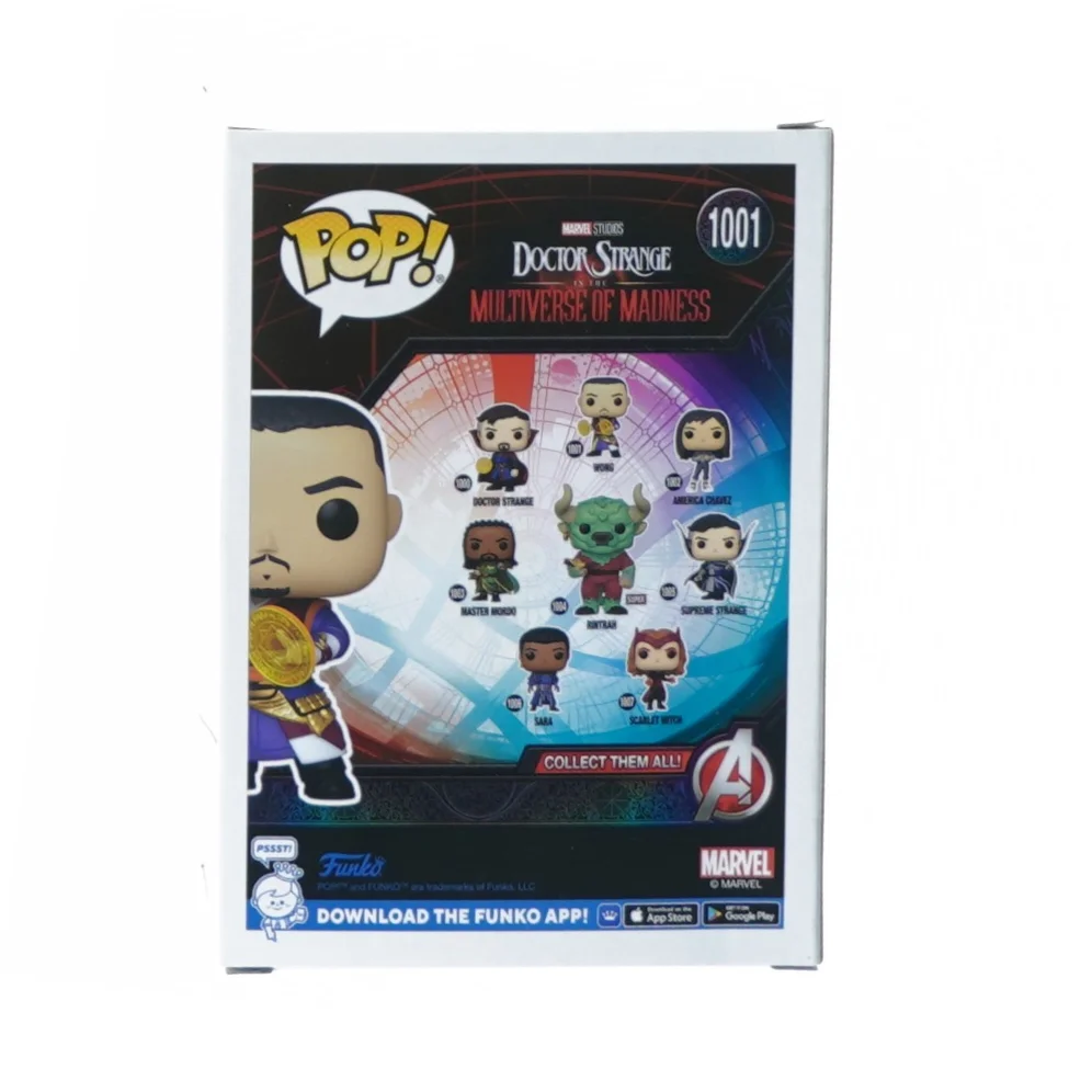 Funko pop figur: Ddoctor Strange Wong fra Marvel (str. 11 x 16 cm)