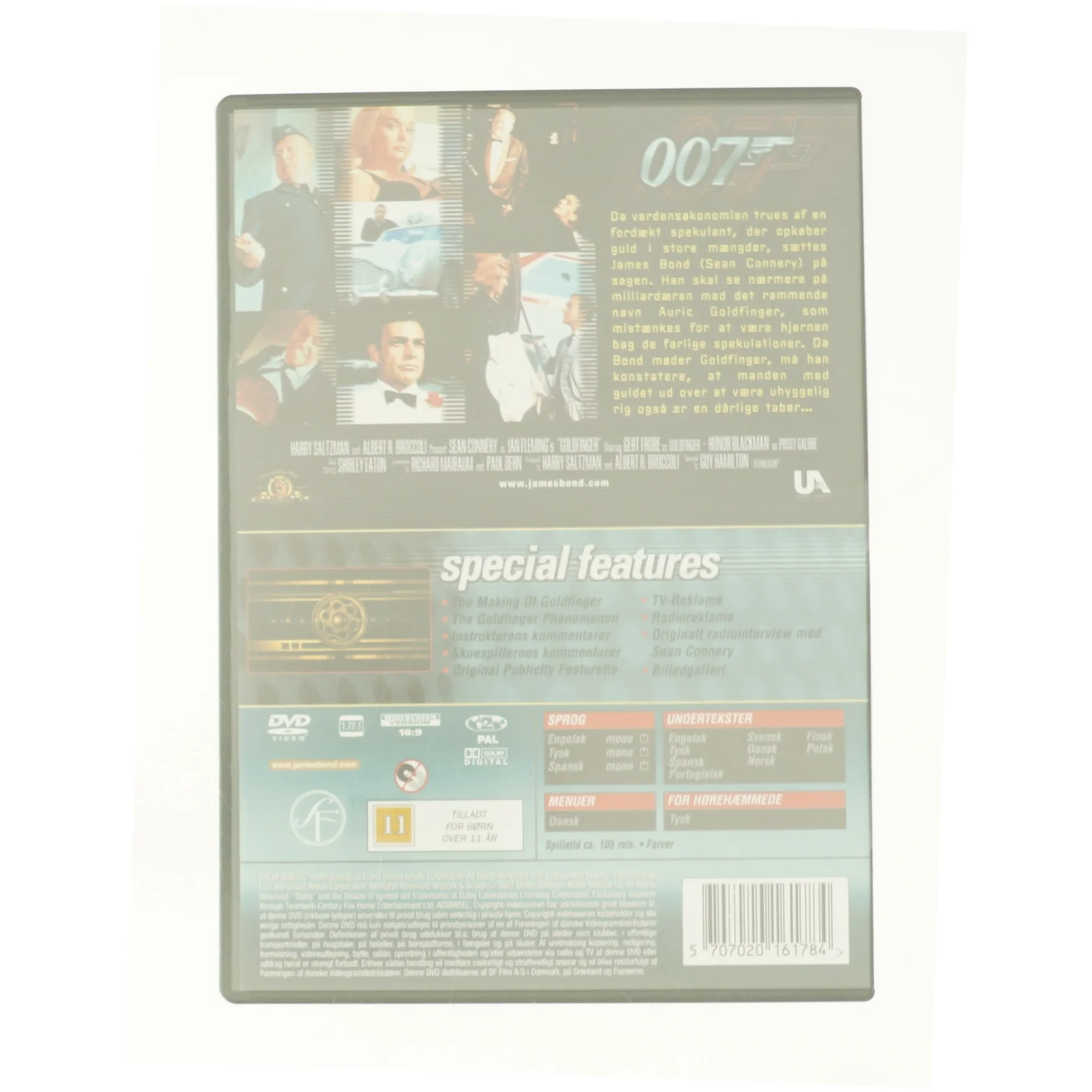 Agent 007 - Goldfinger fra DVD