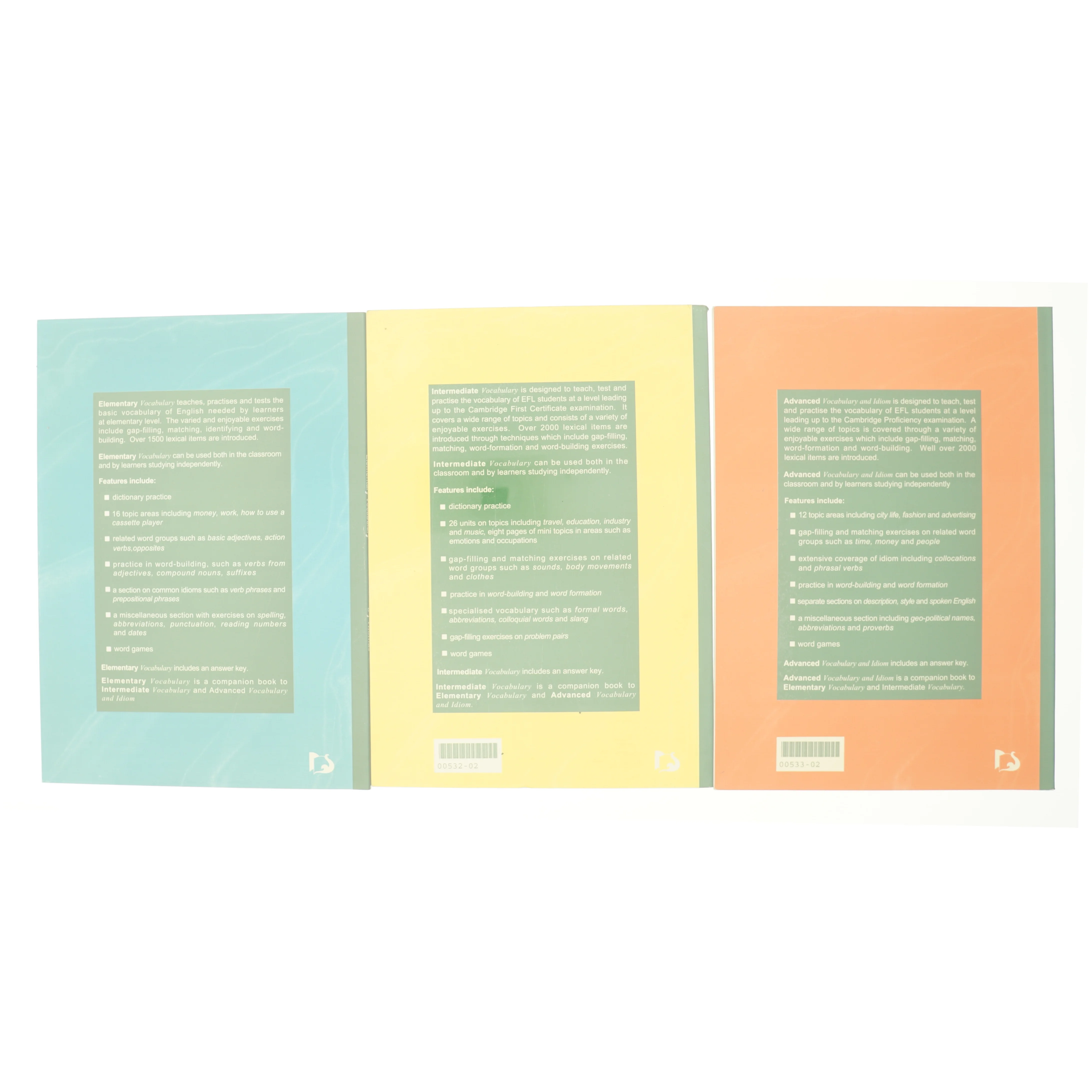 3 bøger om ordforråd af B.J. Thomas (Bog)