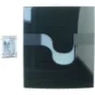 Dispenser jumbo toilet paper mega mini 9 2 2 0 0 black fra Celtex (str. 39 x 33 x 13 cm)