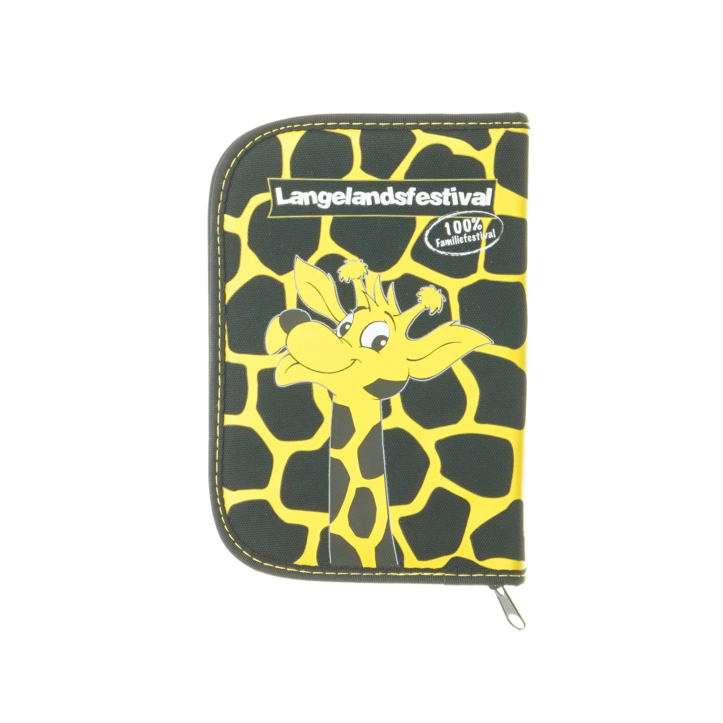 Penalhus med farveblyanter fra Langelandsfestival (str. 19x13x2,5 cm)