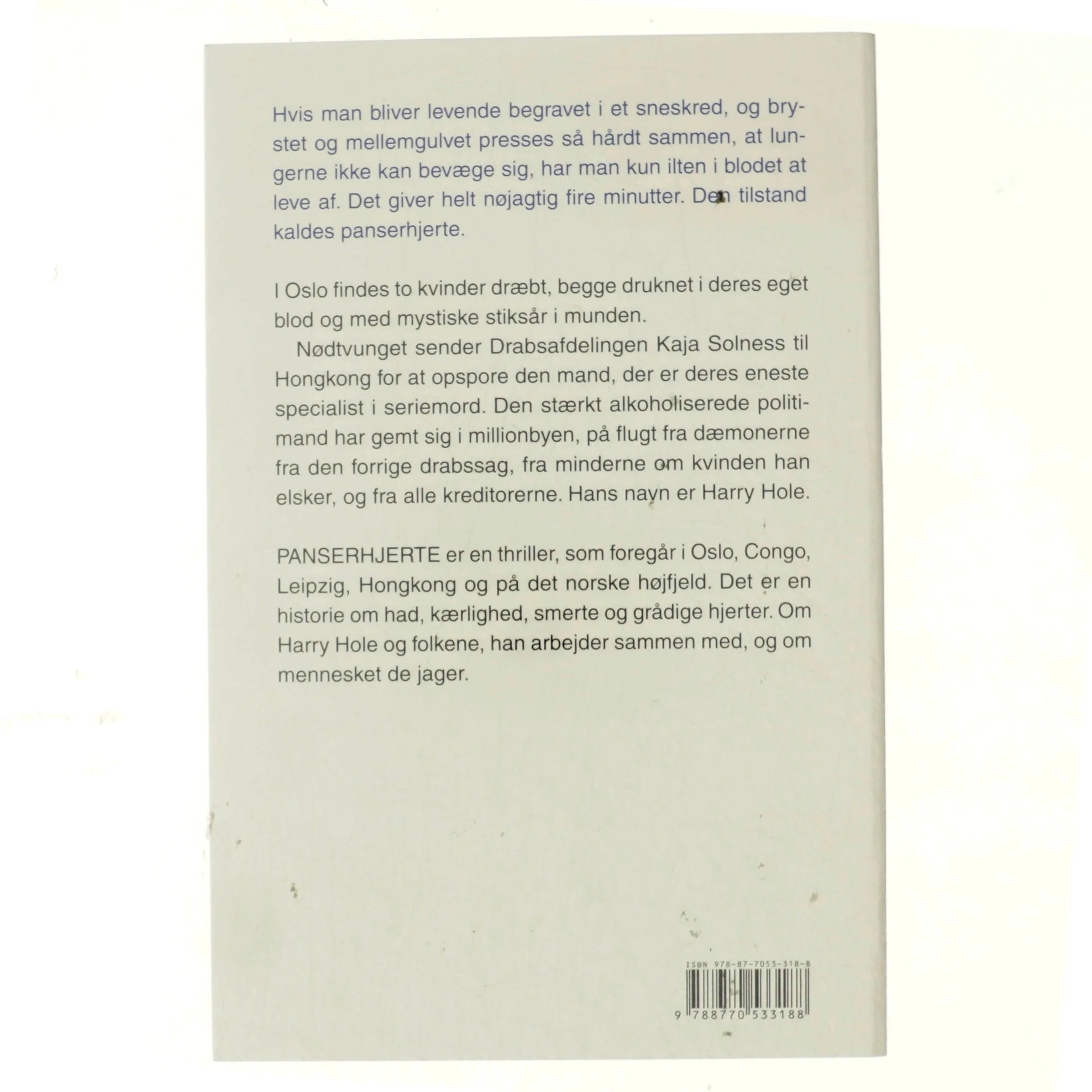 Panserhjerte af Jo Nesbø (Bog)