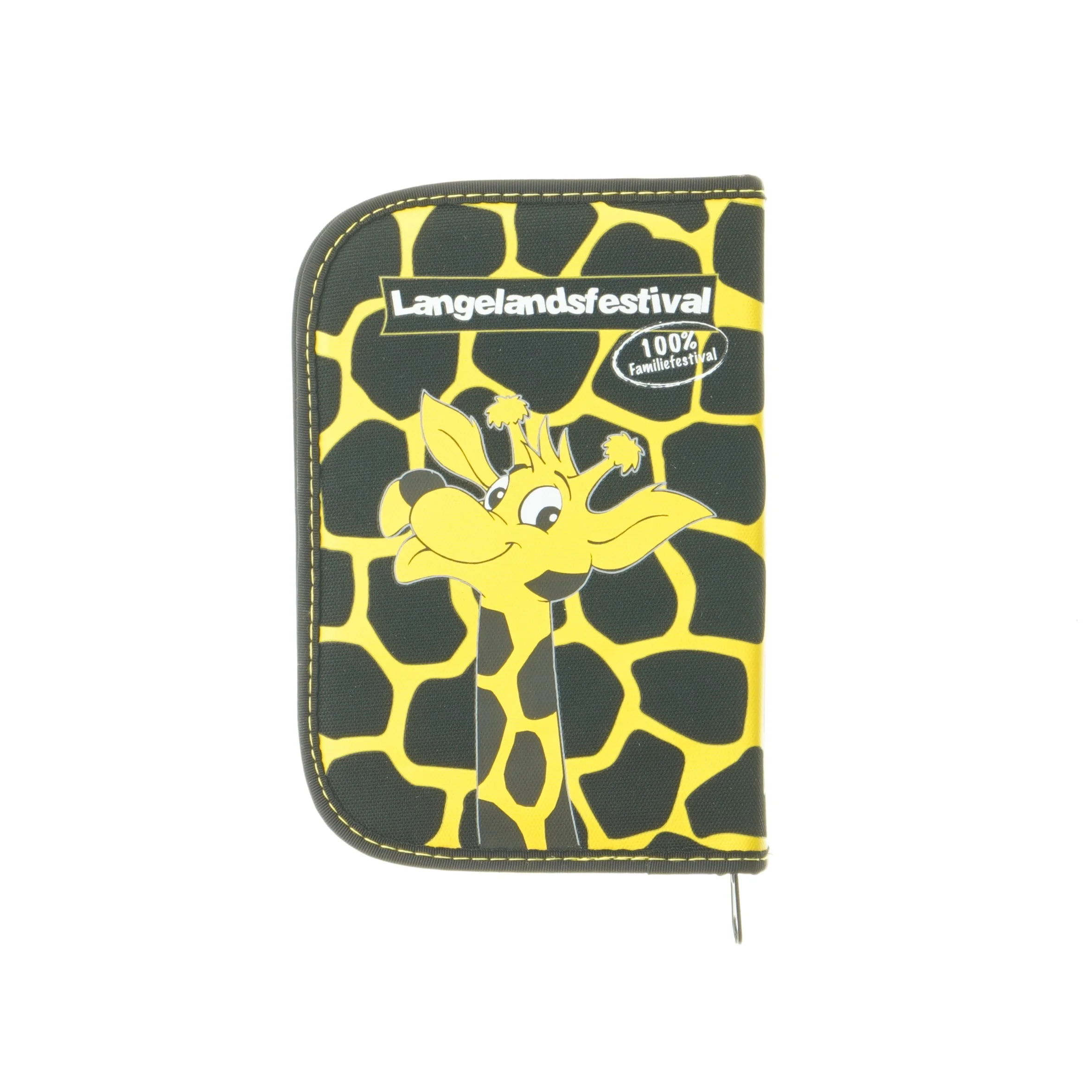 Langelandsfestival penalhus med giraffmotiv fra Langelandsfestival (str. 19x13x2,5 cm)