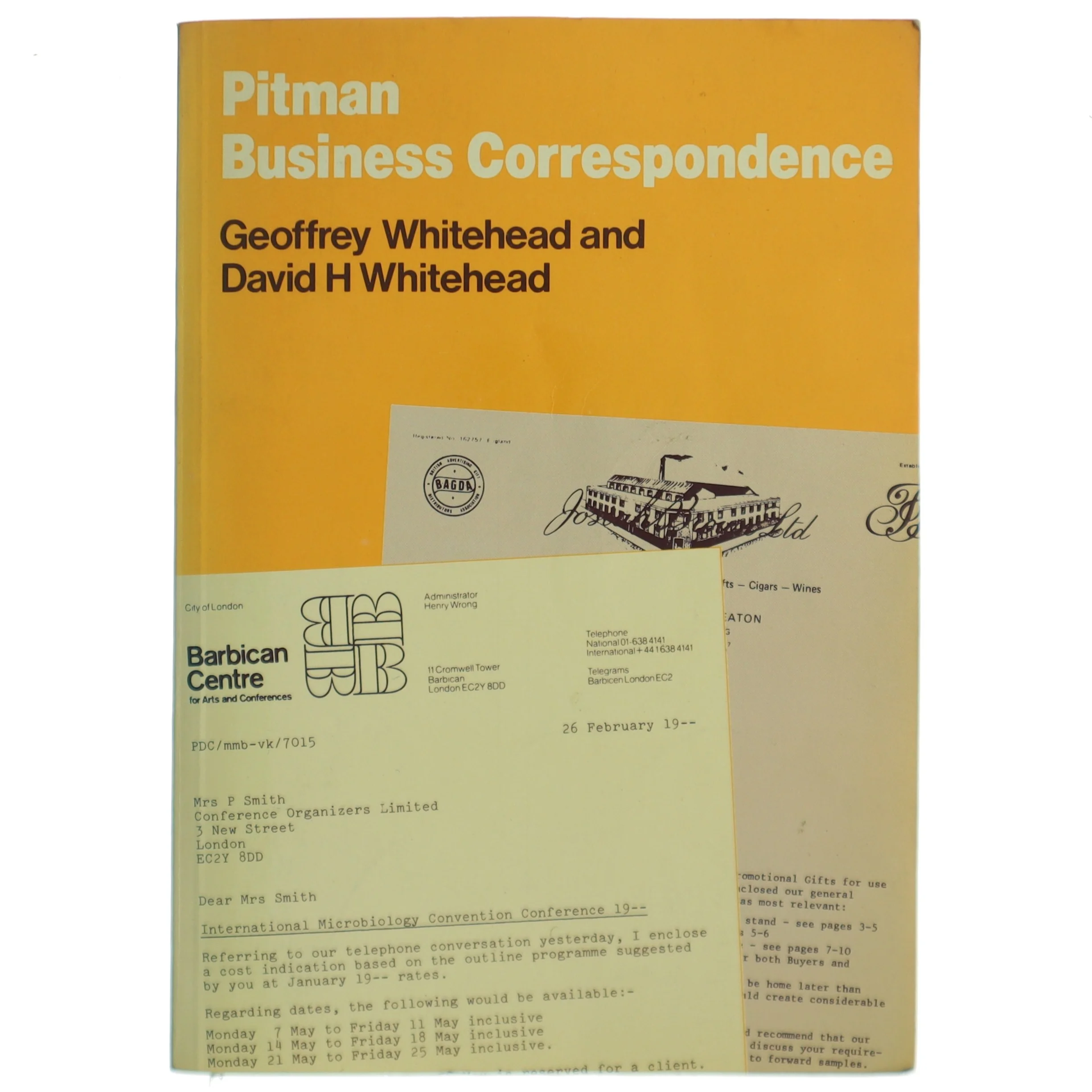 Pitman Business Correspondence af Geoffrey Whitehead, David H. Whitehead (Bog)