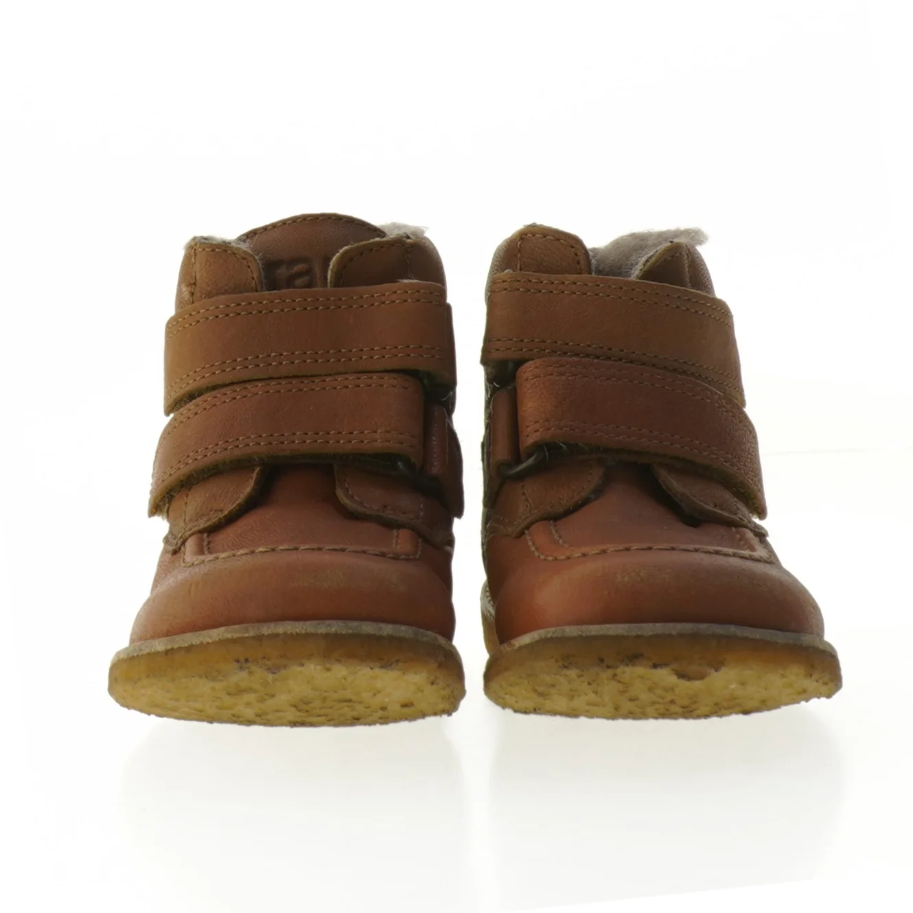 Arauto RAP læder vinterstøvler med velcrolukning 